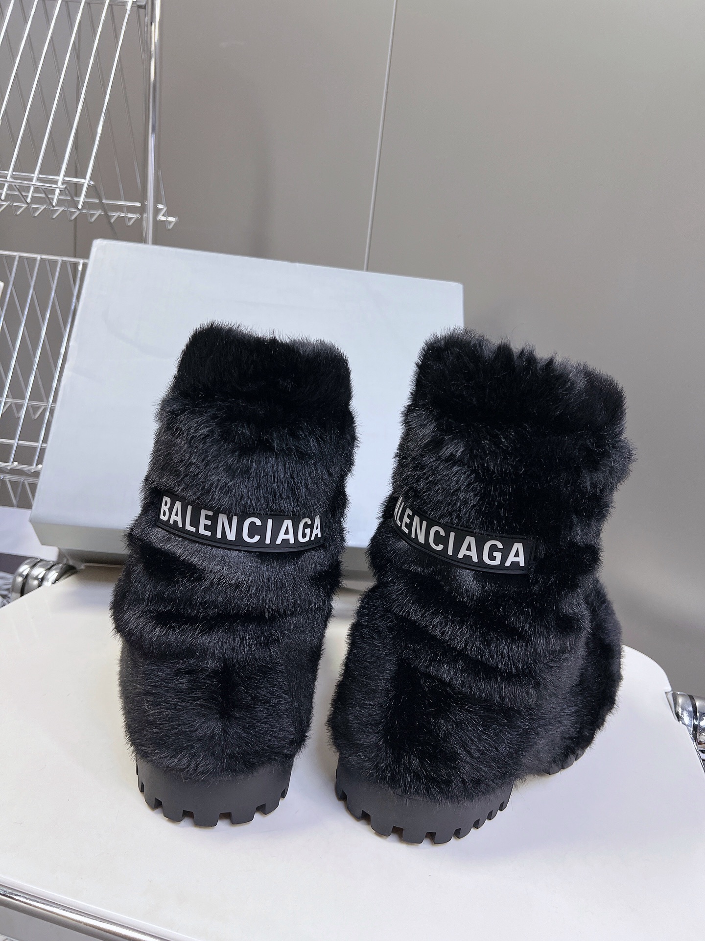 男10BALENCIAGA巴黎世家滑雪系列skiwear最新款情侣阿拉斯加雪地靴正品RMB9710购入开