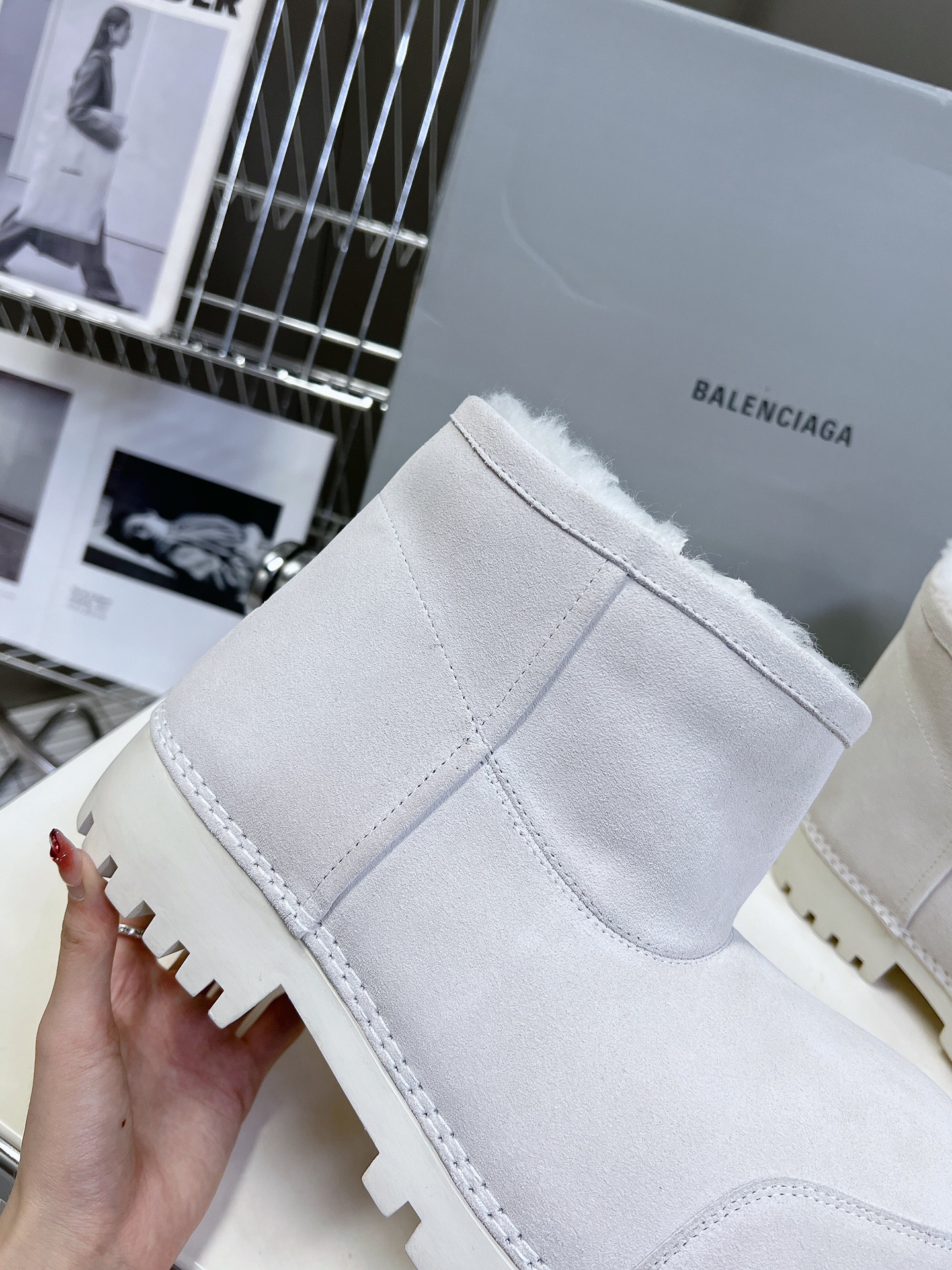 男装20BALENCIAGA巴黎世家滑雪系列skiwear最新款情侣款高中低阿拉斯加雪地靴正品购入开发完