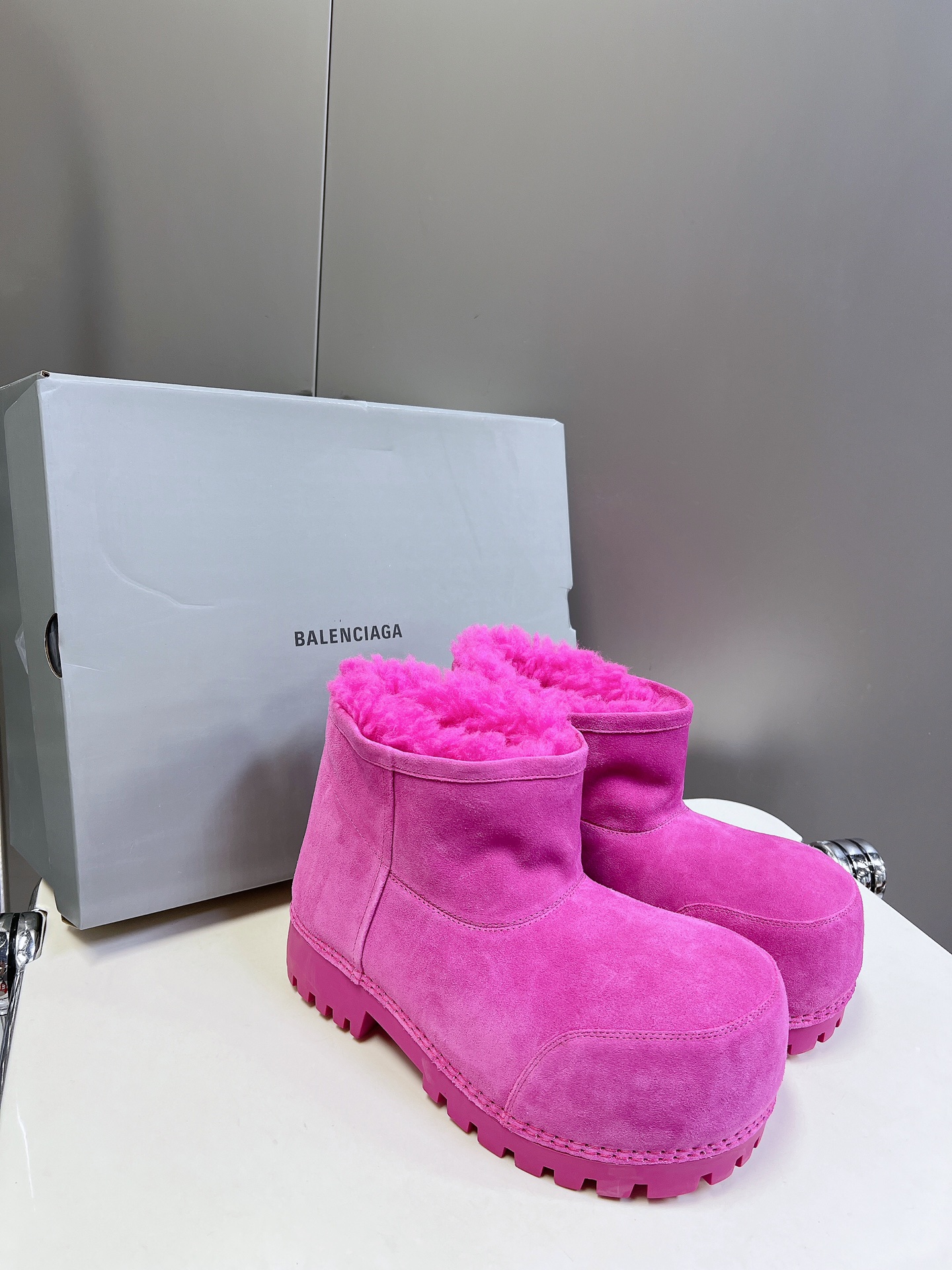 男装20BALENCIAGA巴黎世家滑雪系列skiwear最新款情侣款高中低阿拉斯加雪地靴正品购入开发完