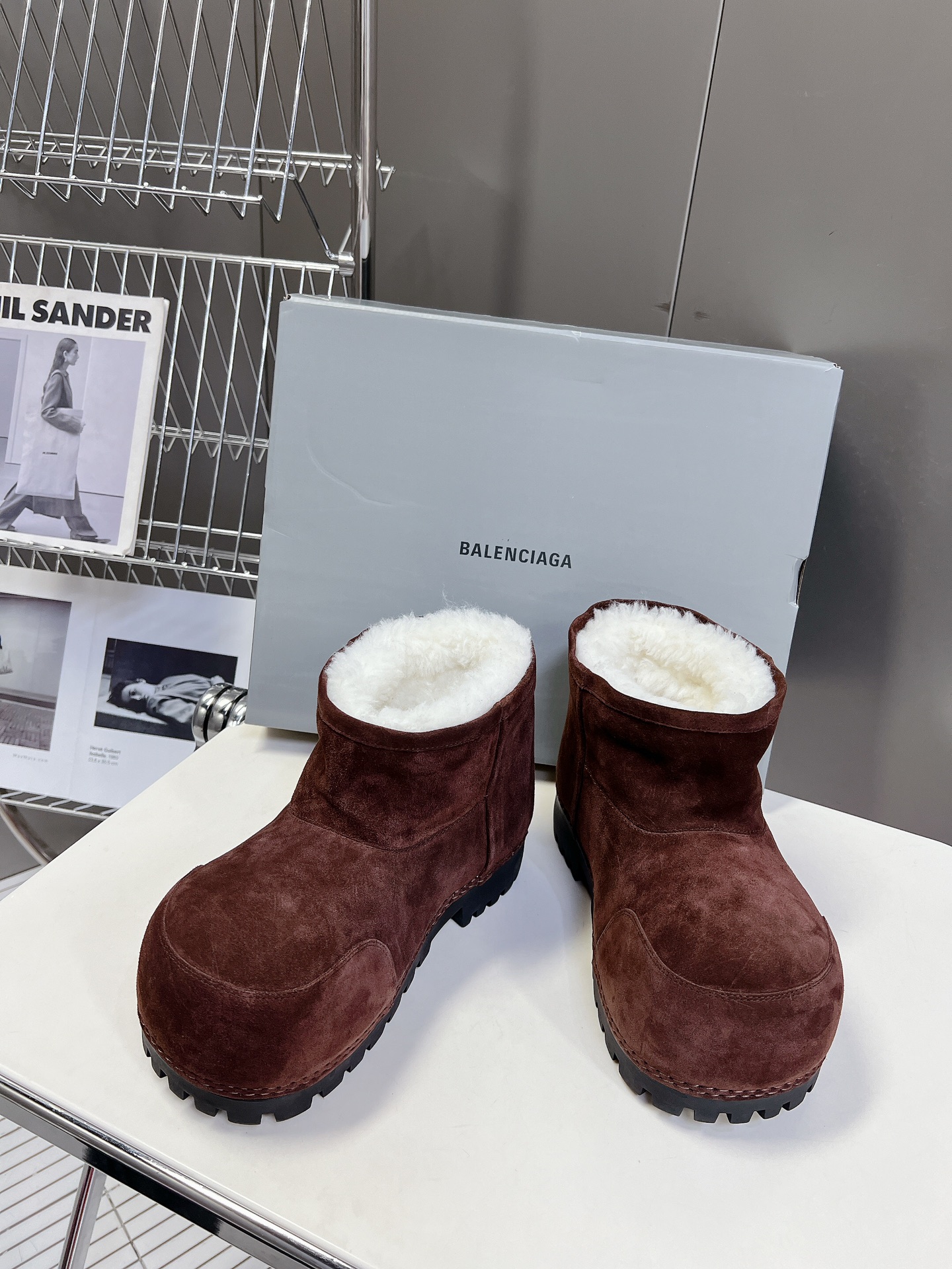 男装20BALENCIAGA巴黎世家滑雪系列skiwear最新款情侣款高中低阿拉斯加雪地靴正品购入开发完