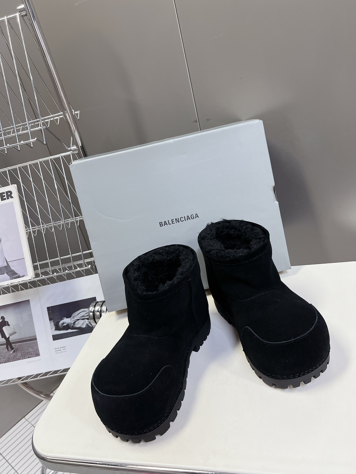 男装20BALENCIAGA巴黎世家滑雪系列skiwear最新款情侣款高中低阿拉斯加雪地靴正品购入开发完