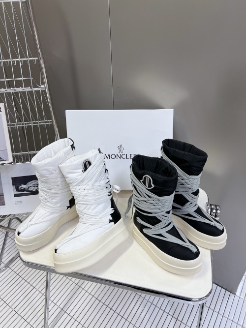 Moncler Women's Insulated Winter Boots, Lace-Up, Platform Sole 7 Moncler Women's Insulated Winter Boots, Lace-Up, Platform Sole