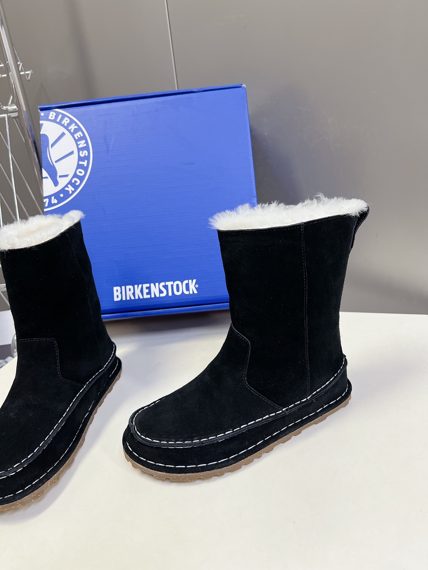 Birkenstock勃肯Lahti中筒雪地靴穿搭合集冬季雪地靴能穿出多少种搭配保暖实用主义穿搭博主冬天