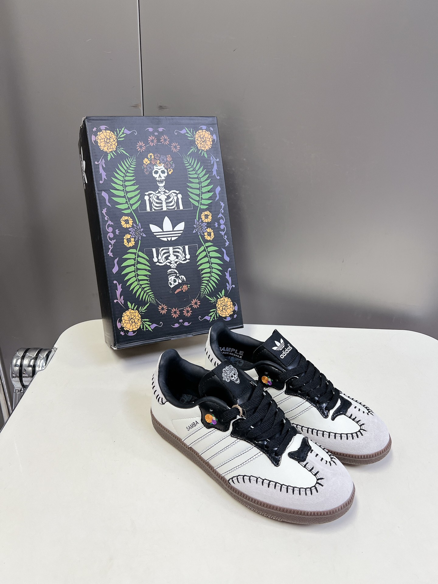 阿迪达斯AdidasoriginalsSAMBAOGDiaDeLosMuertosPack”2024亡