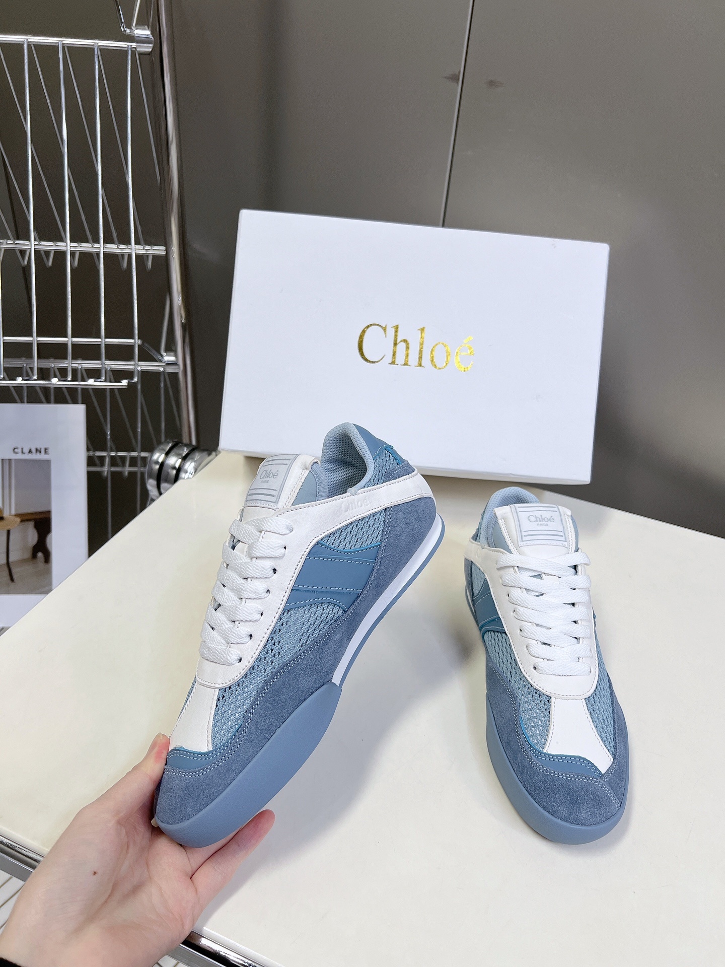 Chloe克洛伊/蔻依25春夏新款德训鞋原版鞋底全手工穿线所有的位置刚刚好网红爆款顶级休闲度假系列大咖网