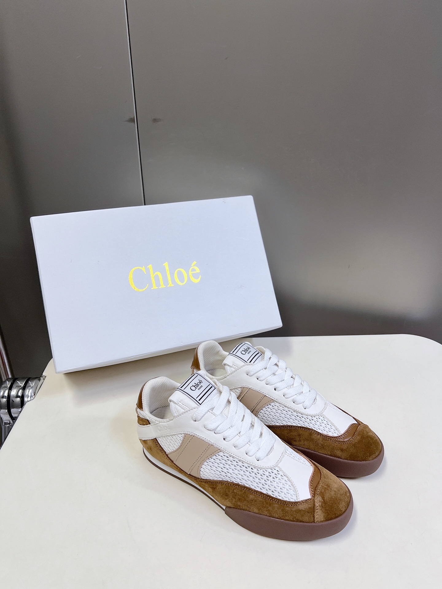 Chloe克洛伊/蔻依25春夏新款德训鞋原版鞋底全手工穿线所有的位置刚刚好网红爆款顶级休闲度假系列大咖网