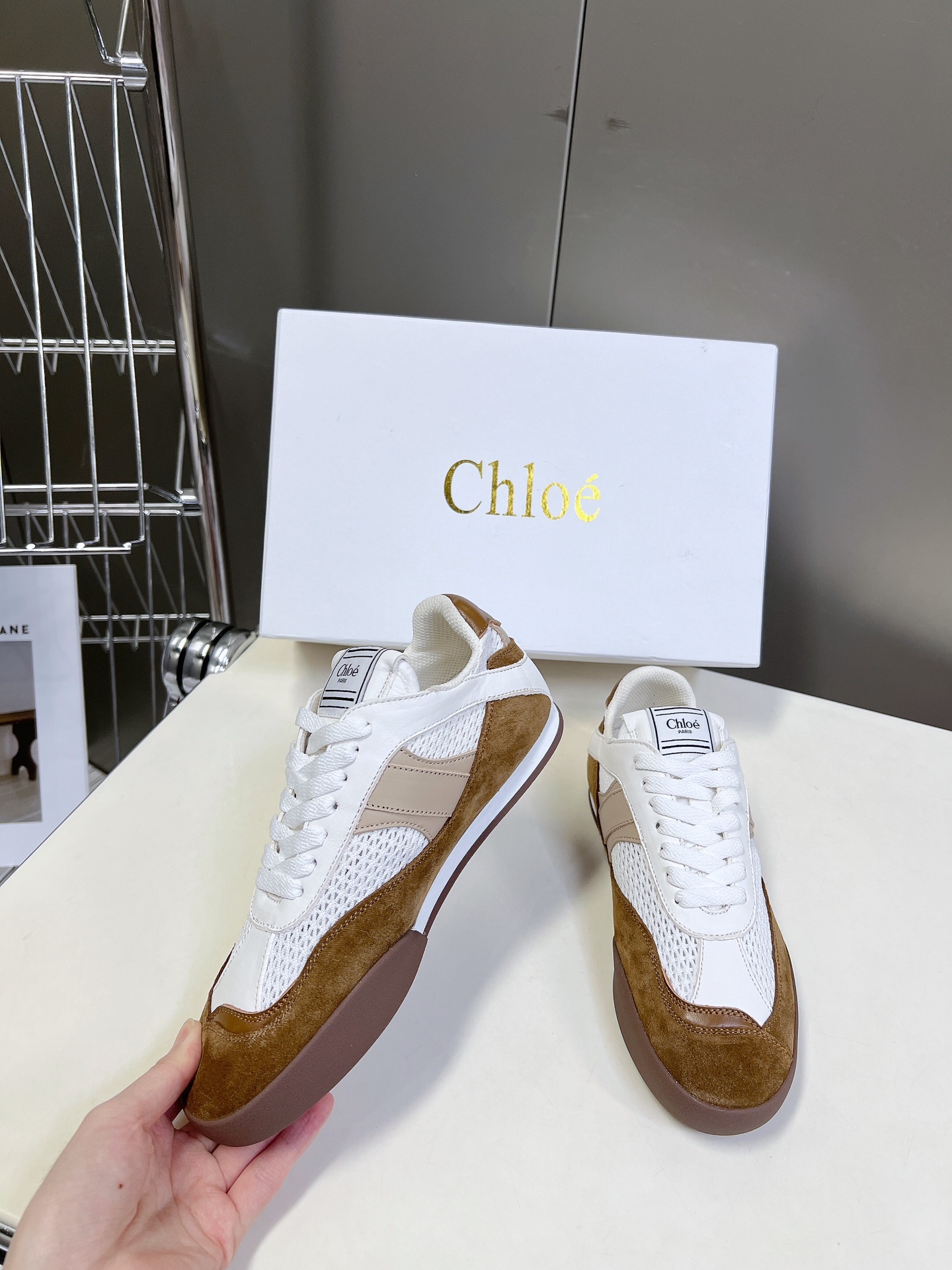 Chloe克洛伊/蔻依25春夏新款德训鞋原版鞋底全手工穿线所有的位置刚刚好网红爆款顶级休闲度假系列大咖网