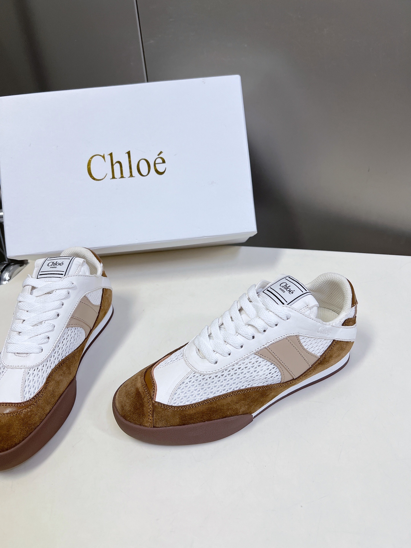 Chloe克洛伊/蔻依25春夏新款德训鞋原版鞋底全手工穿线所有的位置刚刚好网红爆款顶级休闲度假系列大咖网