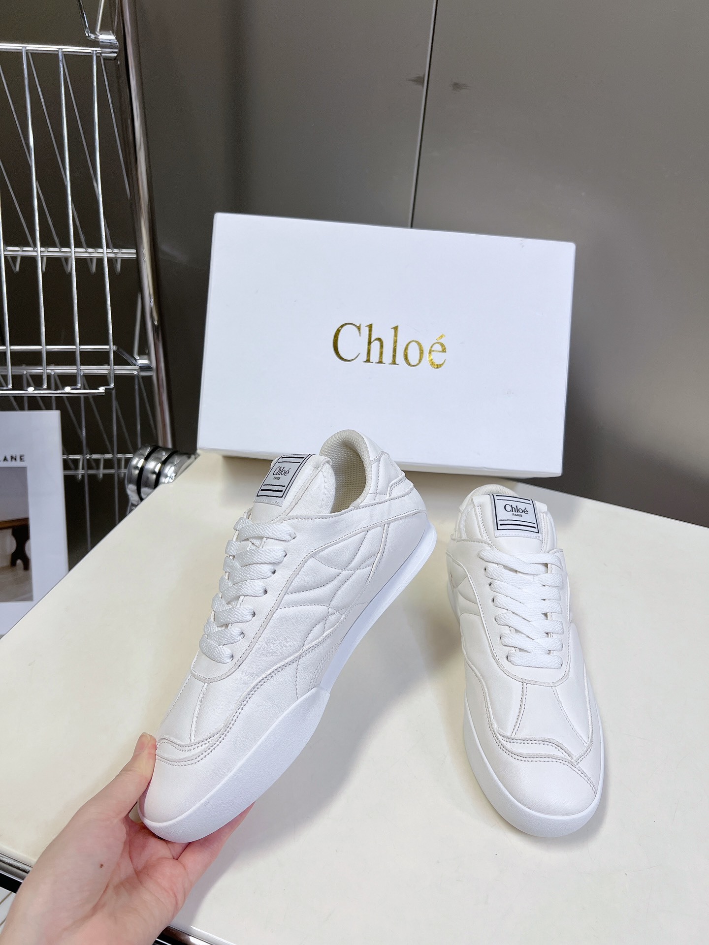 Chloe克洛伊/蔻依25春夏新款德训鞋原版鞋底全手工穿线所有的位置刚刚好网红爆款顶级休闲度假系列大咖网