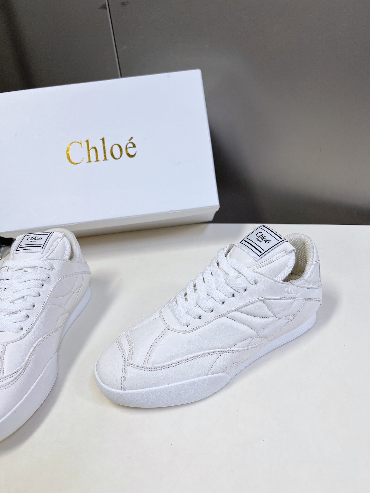 Chloe克洛伊/蔻依25春夏新款德训鞋原版鞋底全手工穿线所有的位置刚刚好网红爆款顶级休闲度假系列大咖网