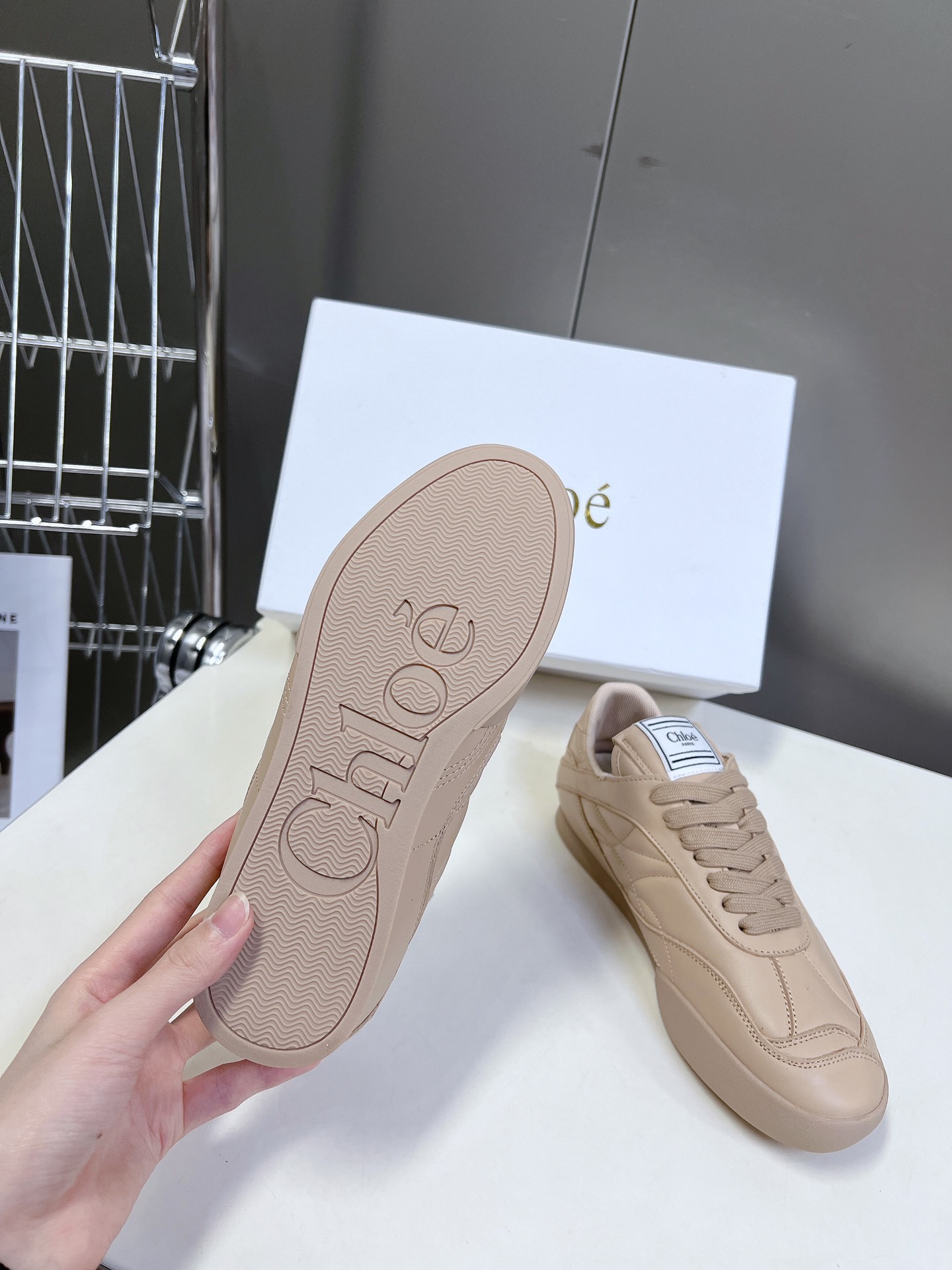 Chloe克洛伊/蔻依25春夏新款德训鞋原版鞋底全手工穿线所有的位置刚刚好网红爆款顶级休闲度假系列大咖网