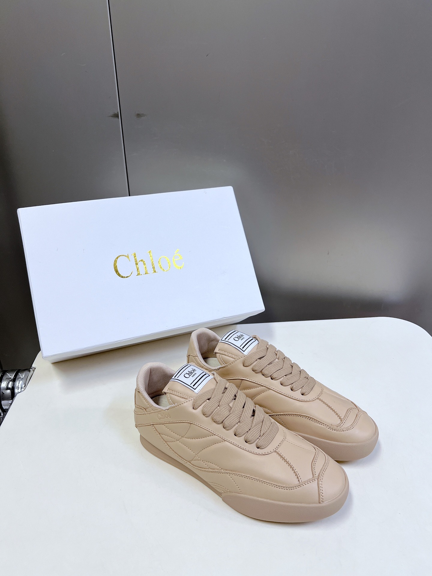 Chloe克洛伊/蔻依25春夏新款德训鞋原版鞋底全手工穿线所有的位置刚刚好网红爆款顶级休闲度假系列大咖网