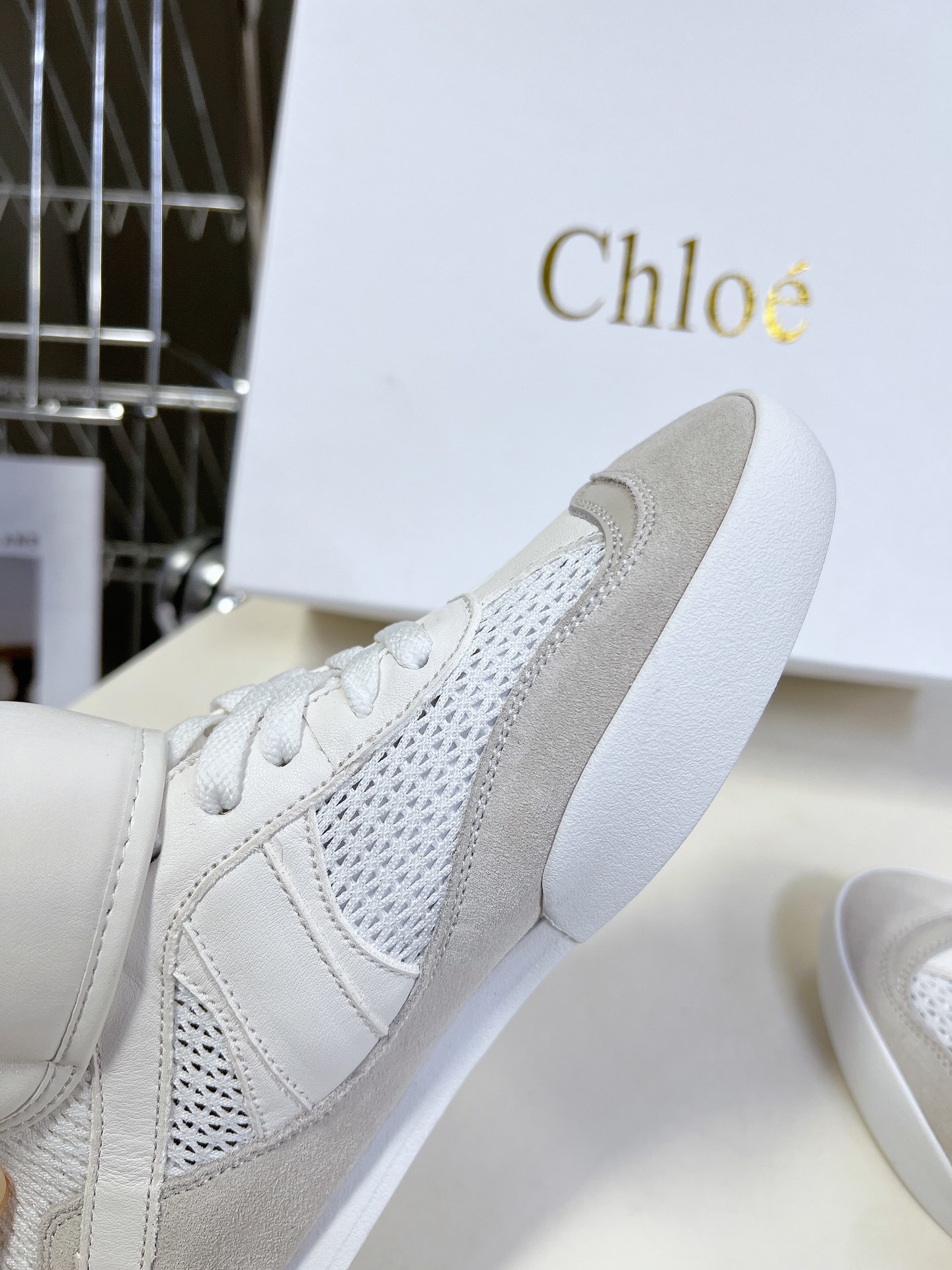 Chloe克洛伊/蔻依25春夏新款德训鞋原版鞋底全手工穿线所有的位置刚刚好网红爆款顶级休闲度假系列大咖网