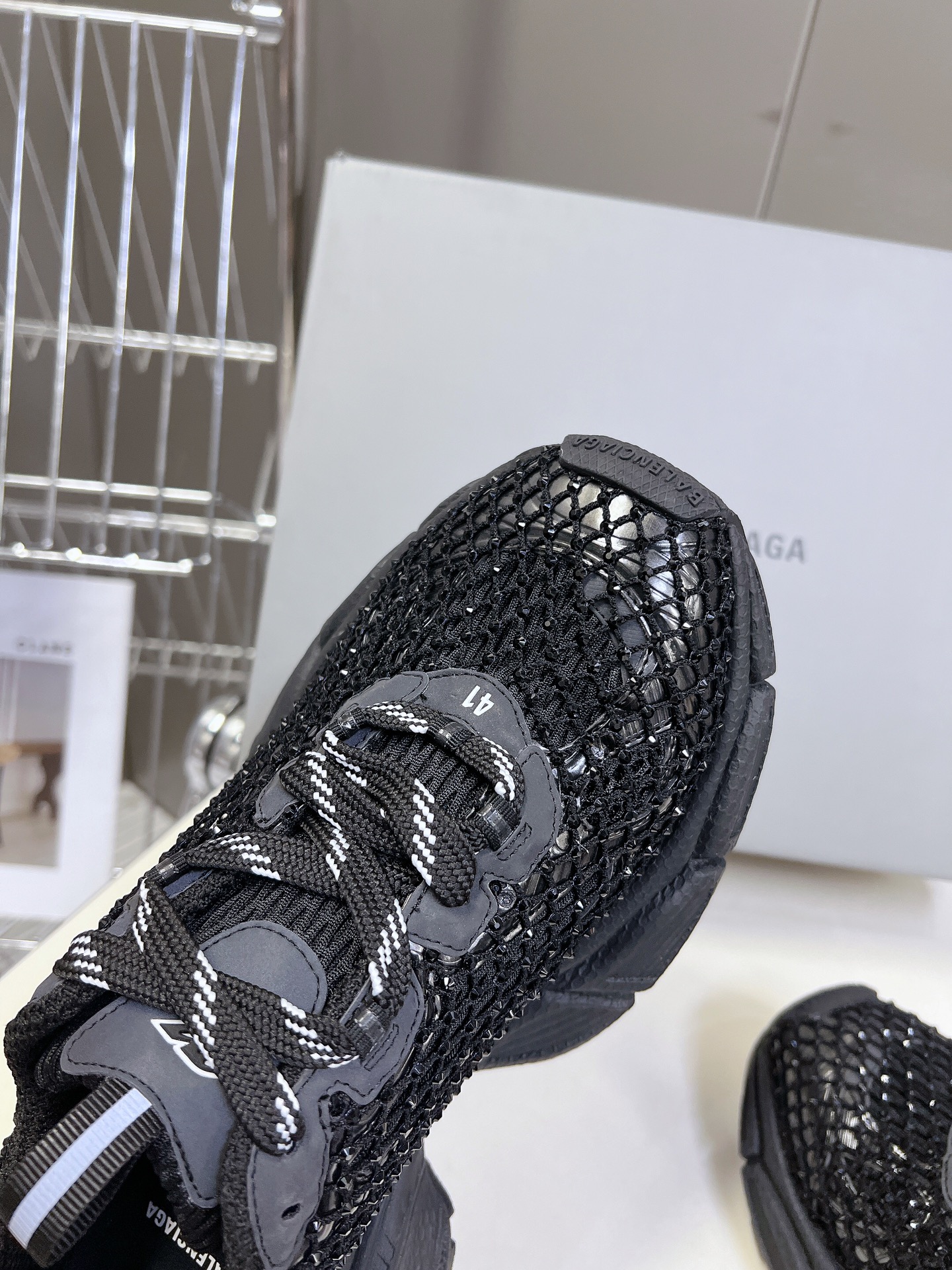 Balenciaga巴黎世家最新钻钻3XLSneaker系列情侣款运动鞋原版RMB12400购入开发做货