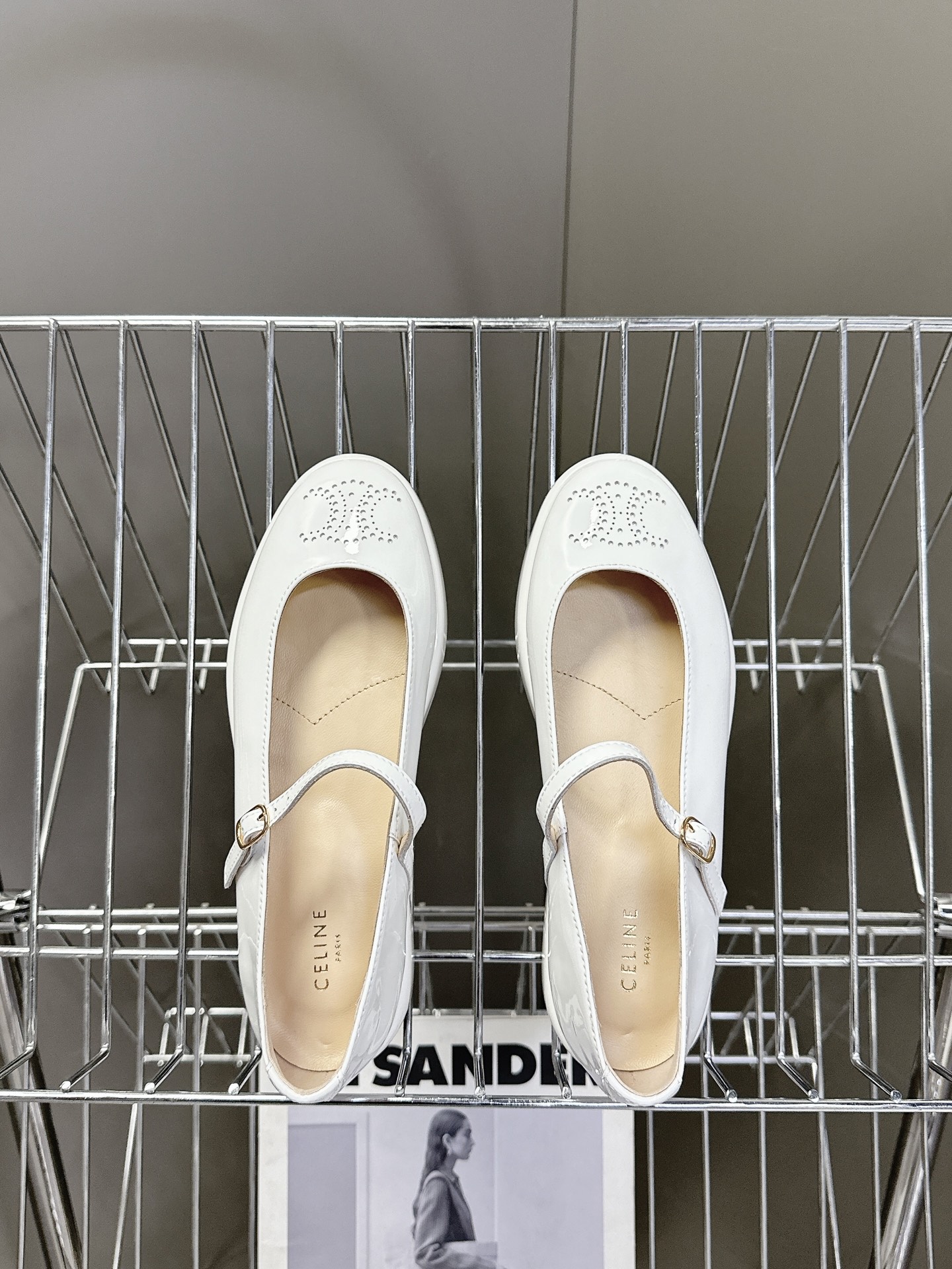  【CELINE】思琳代级别 春夏新品凯旋门复古玛丽珍鞋 进出专柜无压力，重工版，拒绝一眼假low货 原