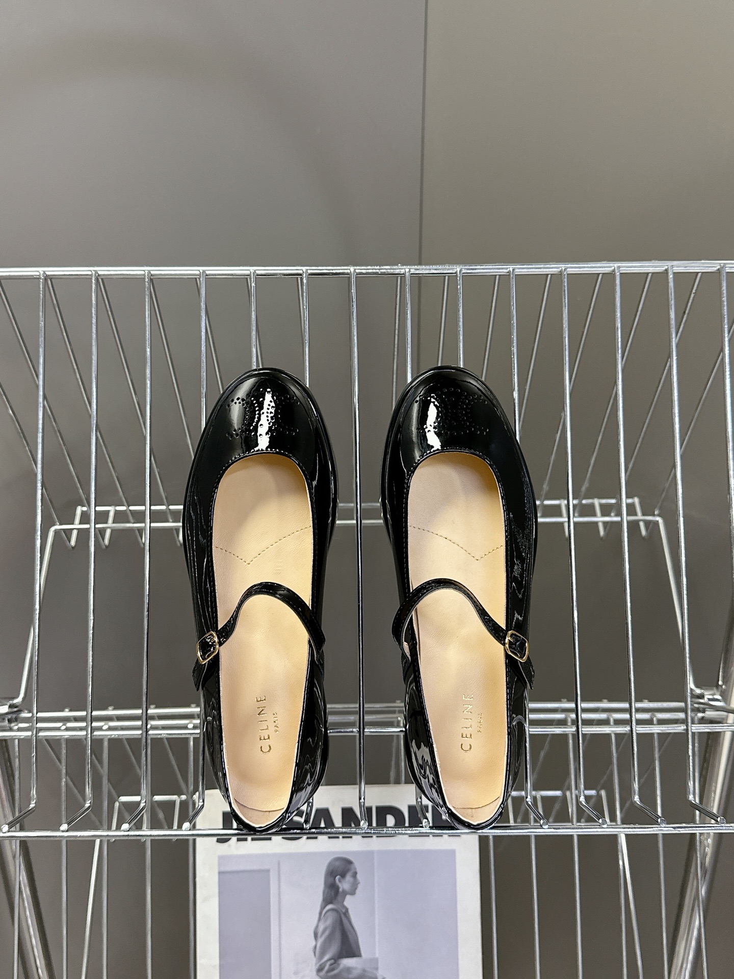  【CELINE】思琳代级别 春夏新品凯旋门复古玛丽珍鞋 进出专柜无压力，重工版，拒绝一眼假low货 原