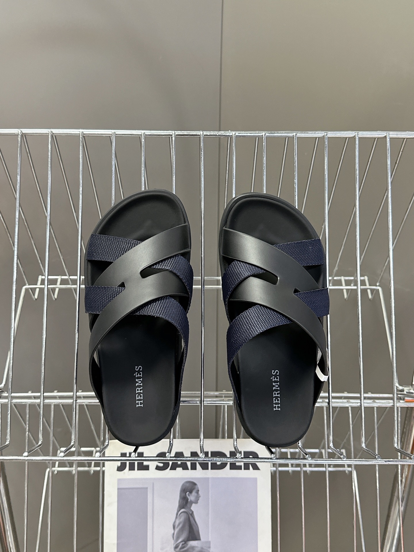 男➕10【ΗERMES 】爱马仕春夏经典情侣款二舅拖鞋 Chypre 丑萌丑萌二舅拖鞋——老头拖鞋，上脚