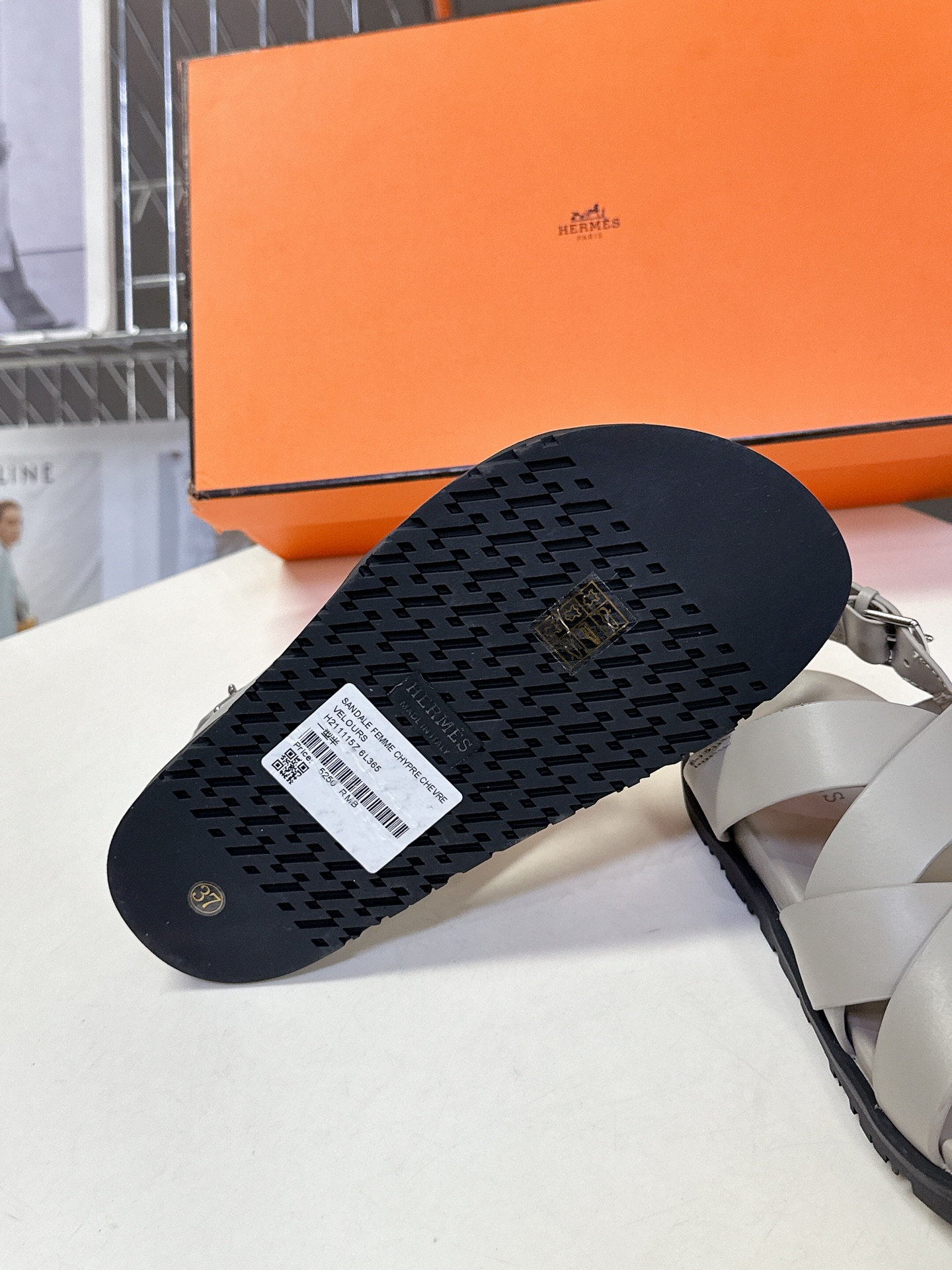 男➕10【ΗERMES 】爱马仕春夏经典情侣款二舅拖鞋 Chypre 丑萌丑萌二舅拖鞋——老头拖鞋，上脚