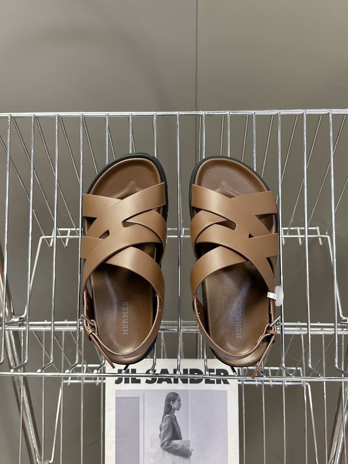 男➕10【ΗERMES 】爱马仕春夏经典情侣款二舅拖鞋 Chypre 丑萌丑萌二舅拖鞋——老头拖鞋，上脚