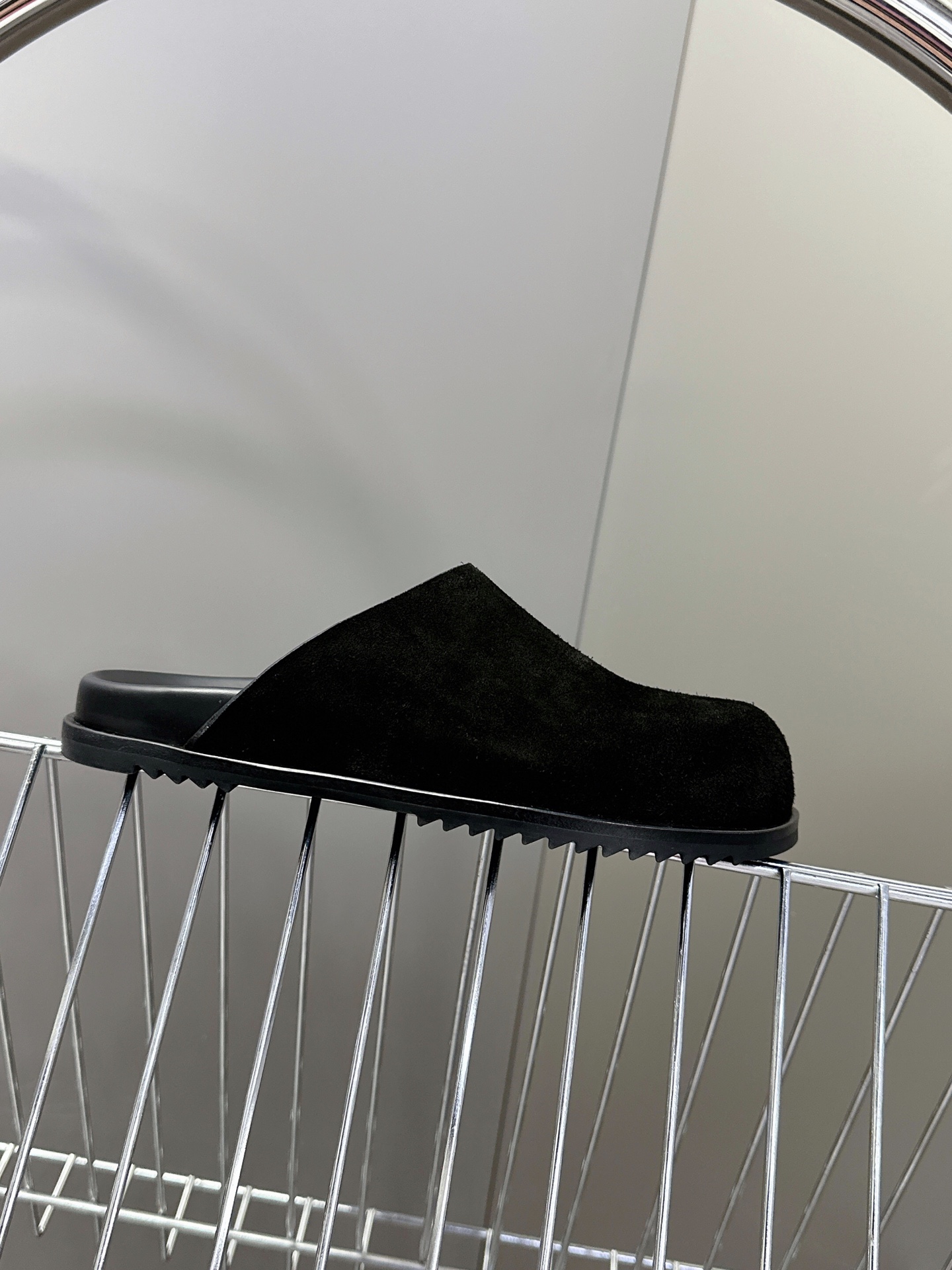  Rickowens 欧文斯疯狂绑带情侣款拖鞋 麂皮黑色 年度“鞋王”区分市面所有版本 纯手工打造纯原，