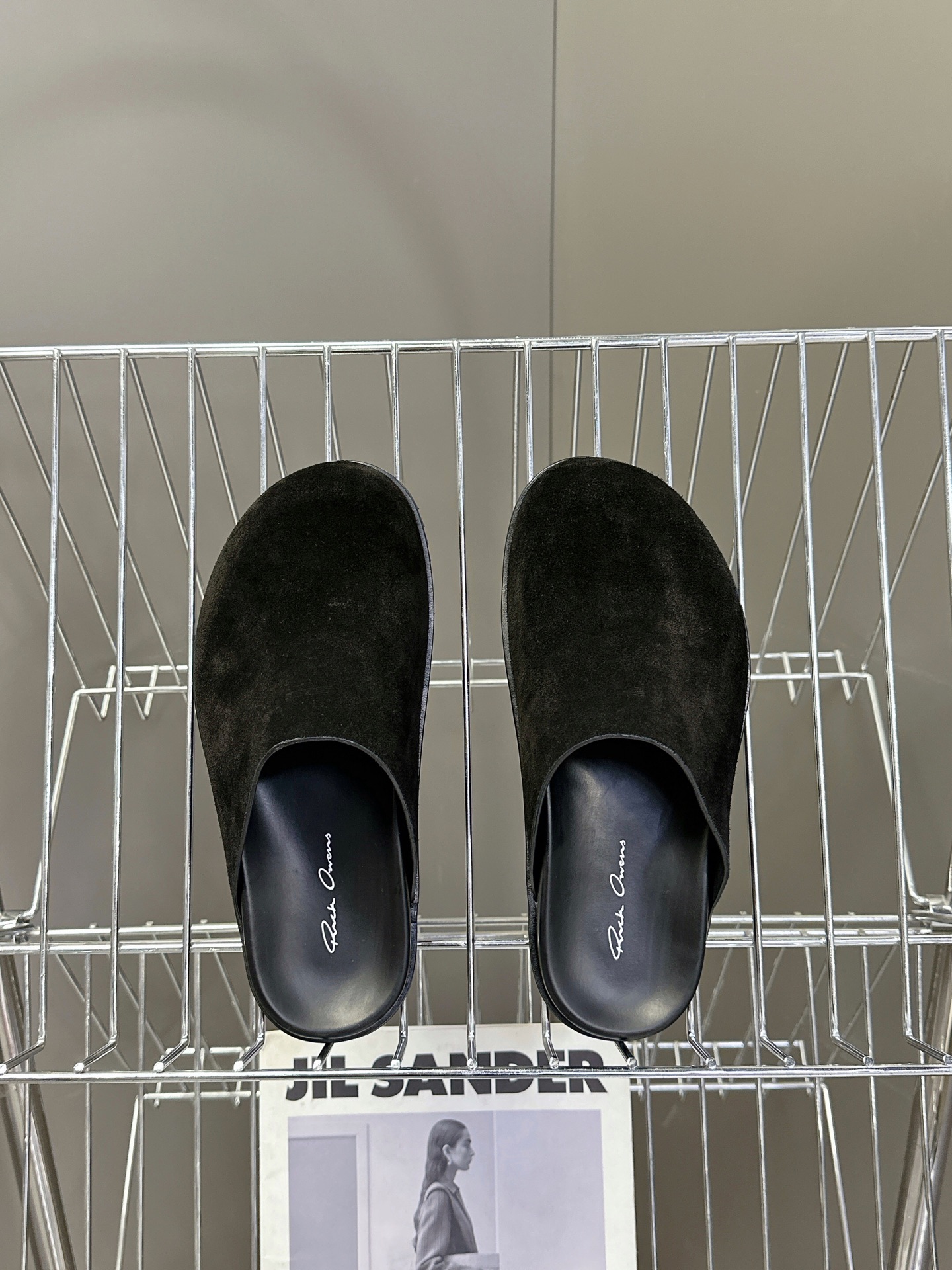  Rickowens 欧文斯疯狂绑带情侣款拖鞋 麂皮黑色 年度“鞋王”区分市面所有版本 纯手工打造纯原，