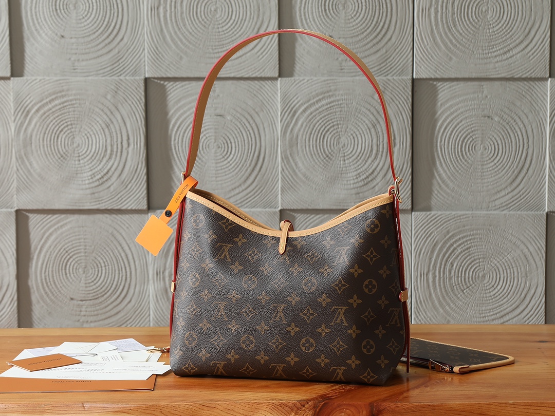 【163C01动态芯片】‼️顶级原单、加强版‼️CarryAll 小号手袋取材 Monogram 帆布和皮革饰边,成就都 【163C01动态芯片】‼️顶级原单、加强版‼️CarryAll 小号手袋取材 Monogram 帆布和皮革饰边,成就都
