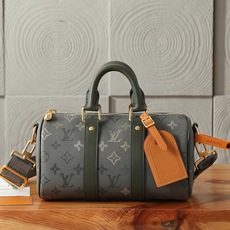 【163C01动态芯片】‼️顶级原单、加强版‼️Keepall Bandoulière 25 手袋为 Monogram 【163C01动态芯片】‼️顶级原单、加强版‼️Keepall Bandoulière 25 手袋为 Monogram