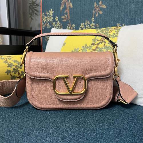Valentino Garavani Alltime Leather Handbag with VLOGO Signature Details 1 Valentino Garavani Alltime Leather Handbag with VLOGO Signature Details