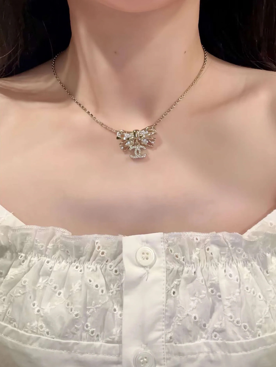 NO:710707,A collection of pictures of wearing Xiaoxiang necklace, necklace, Cartier high-end jewelry19860909小香项链佩戴图种草合集,,necklace,卡迪亚高端饰品,Jewelry