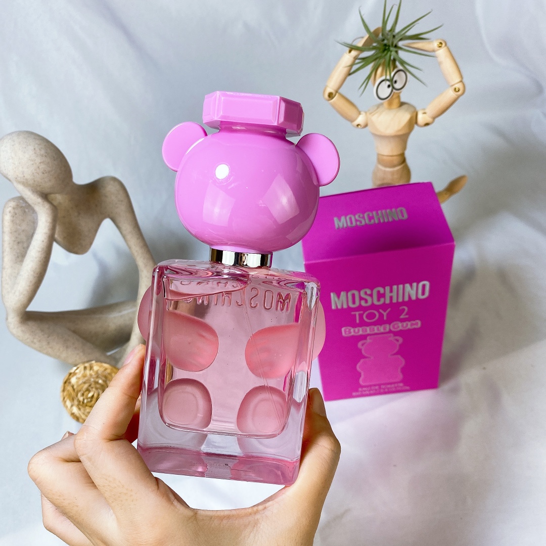 梦仙奴moschino/默斯奇诺新款泰迪小熊toy 2 bubble gum粉瓶香水100ml 3