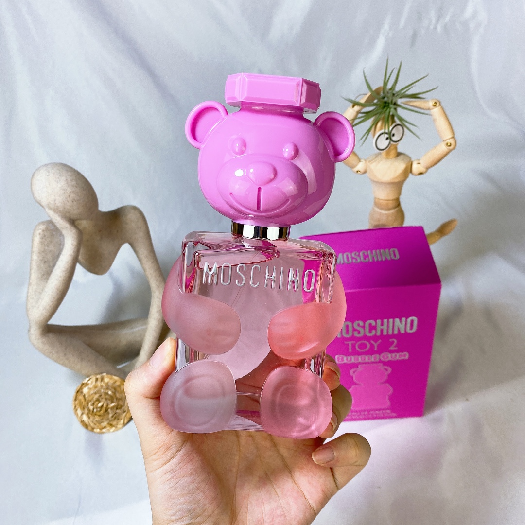 梦仙奴moschino/默斯奇诺新款泰迪小熊toy 2 bubble gum粉瓶香水100ml 2