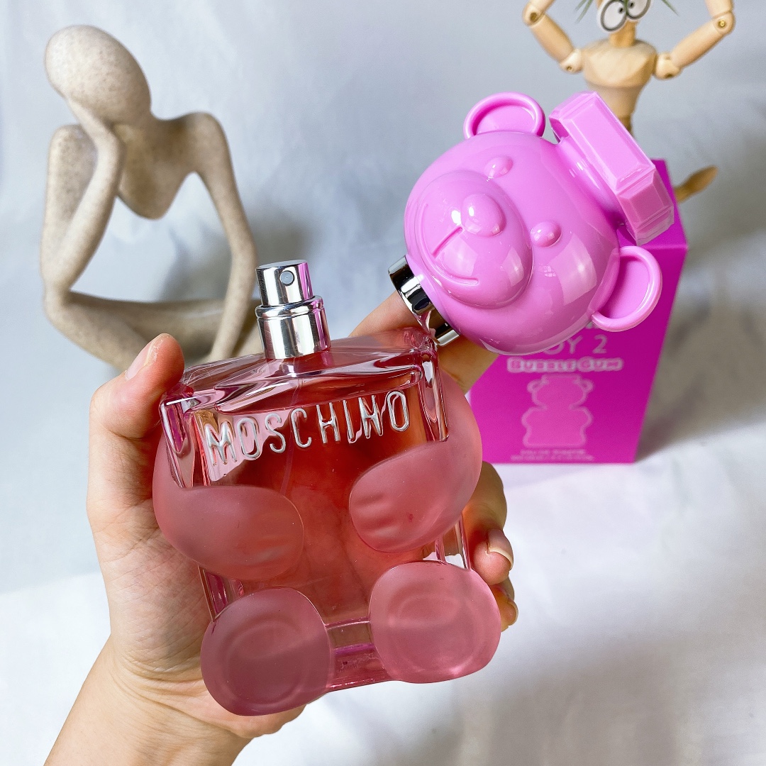 梦仙奴moschino/默斯奇诺新款泰迪小熊toy 2 bubble gum粉瓶香水100ml 4