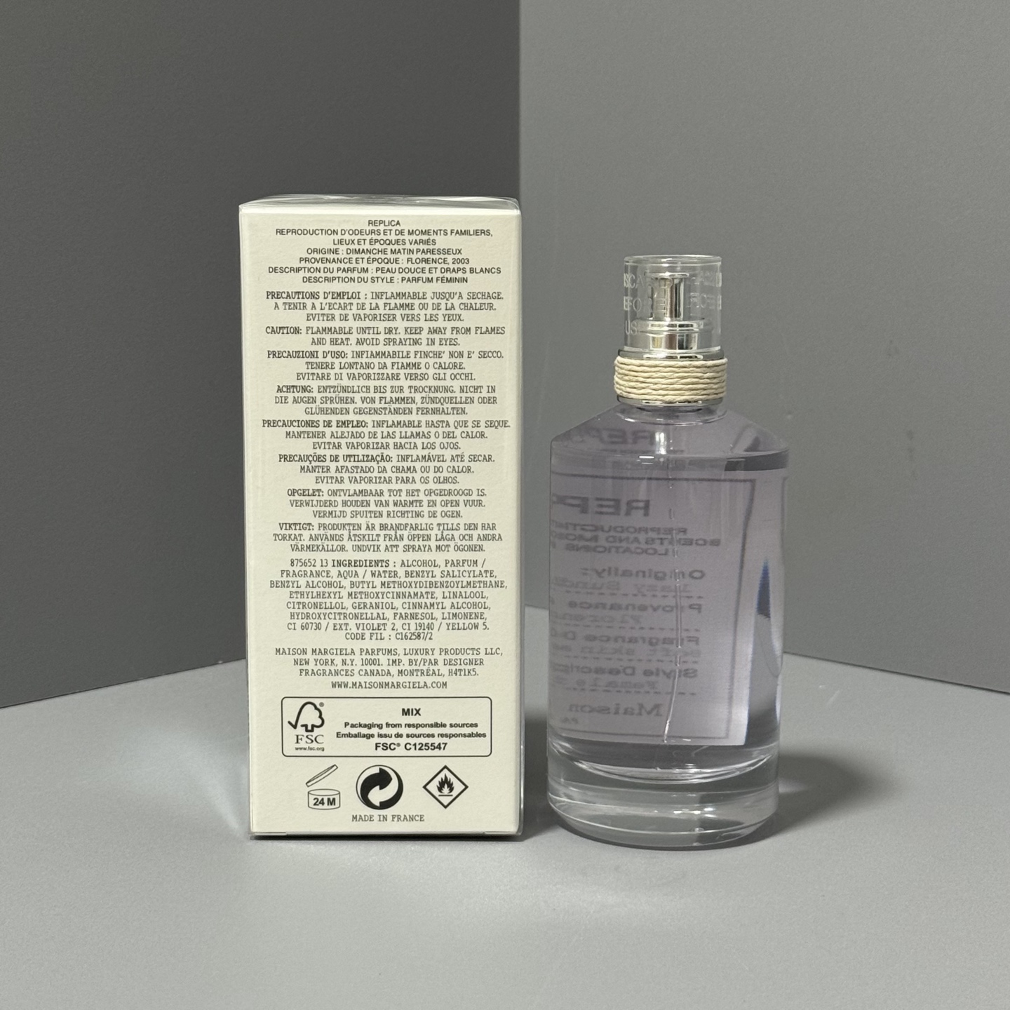 梅森·马丁马吉拉 慵懒周末(慵懒周日)中性香水100ml 2