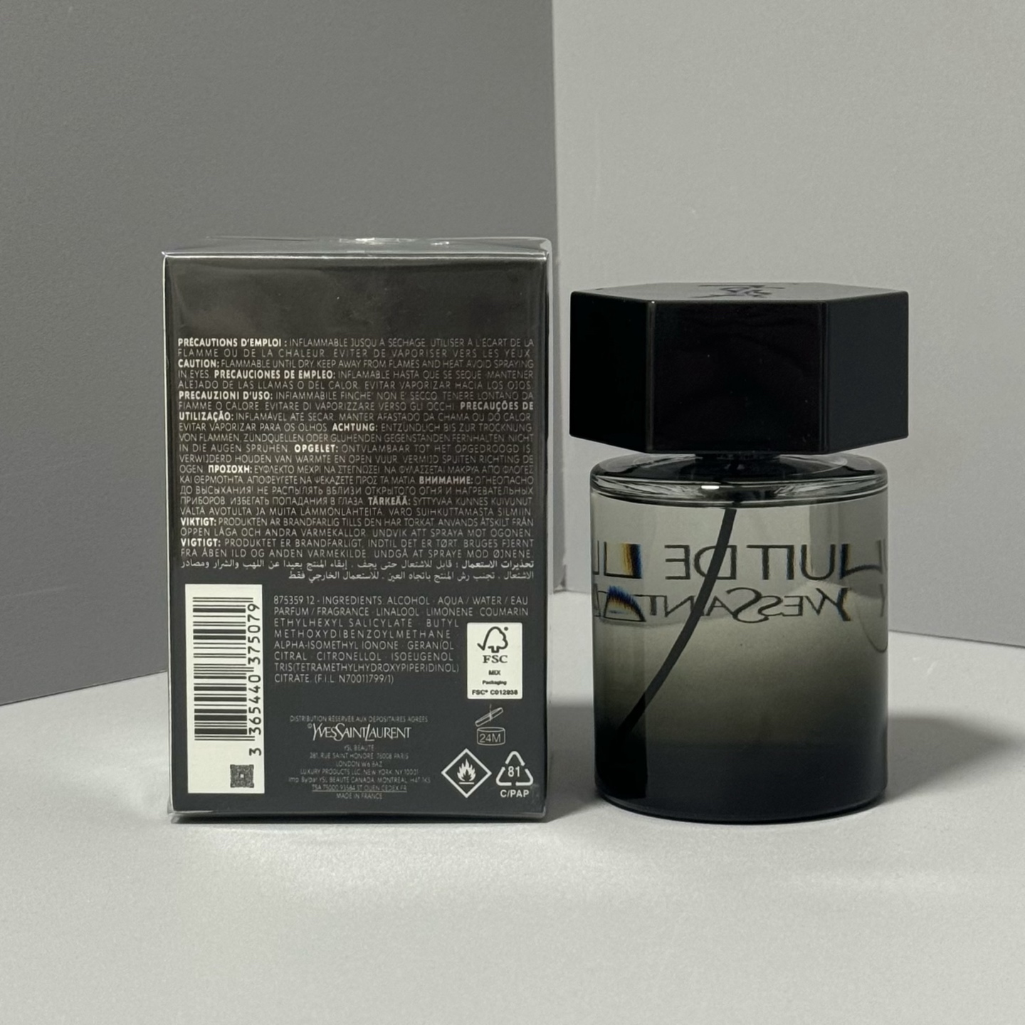 圣罗兰 暗夜男士淡香水100ml 2