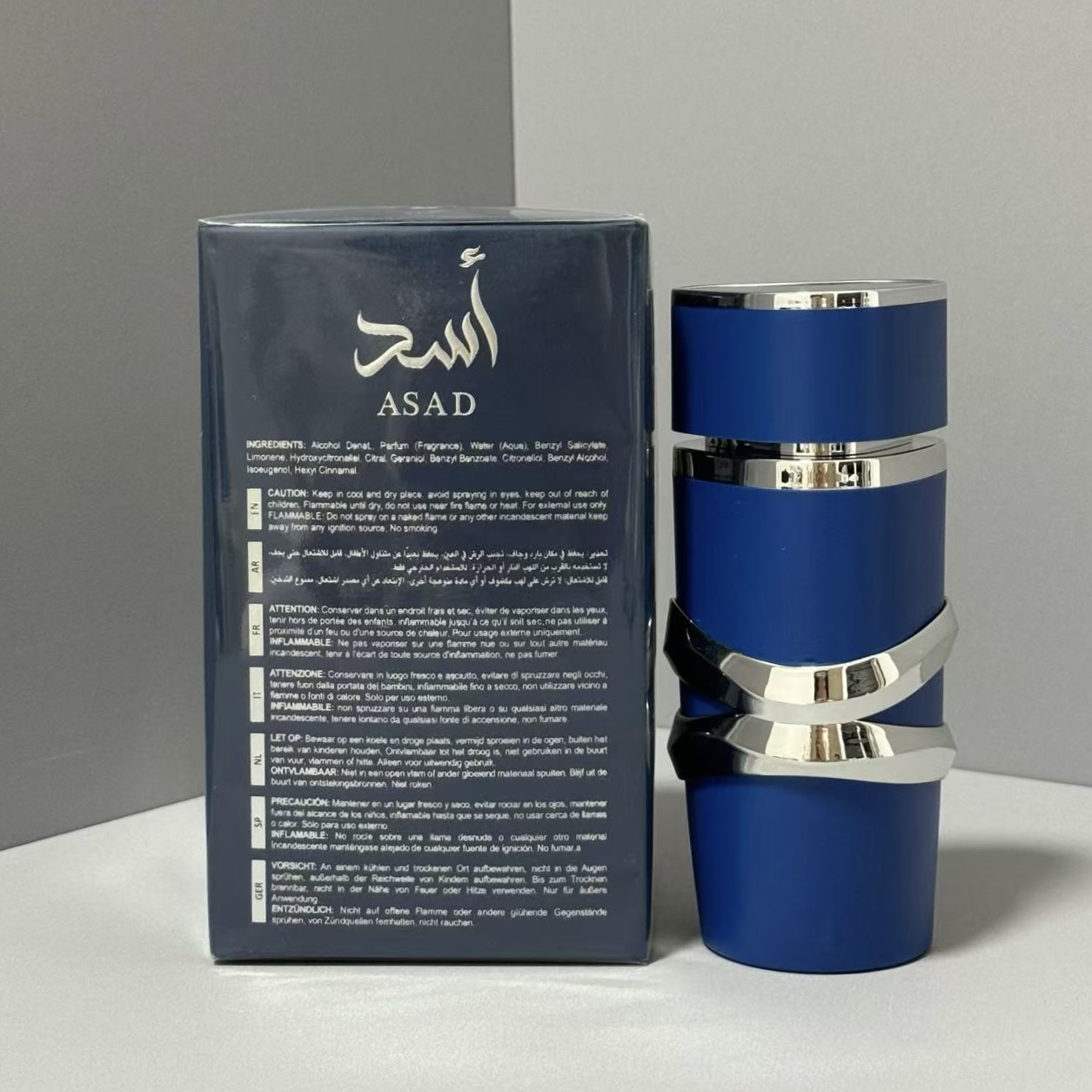 Lattafa Perfumes Asad Zanzibar (Blue) Eau de Parfum for Men 100ml - Perfume 3