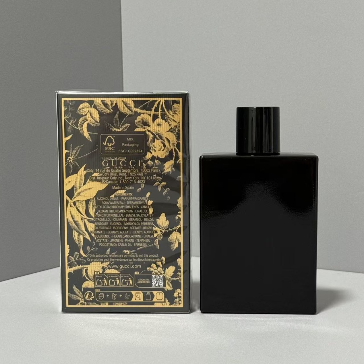 古驰 花悦慕意(黑金繁花)女士香水100ml 2