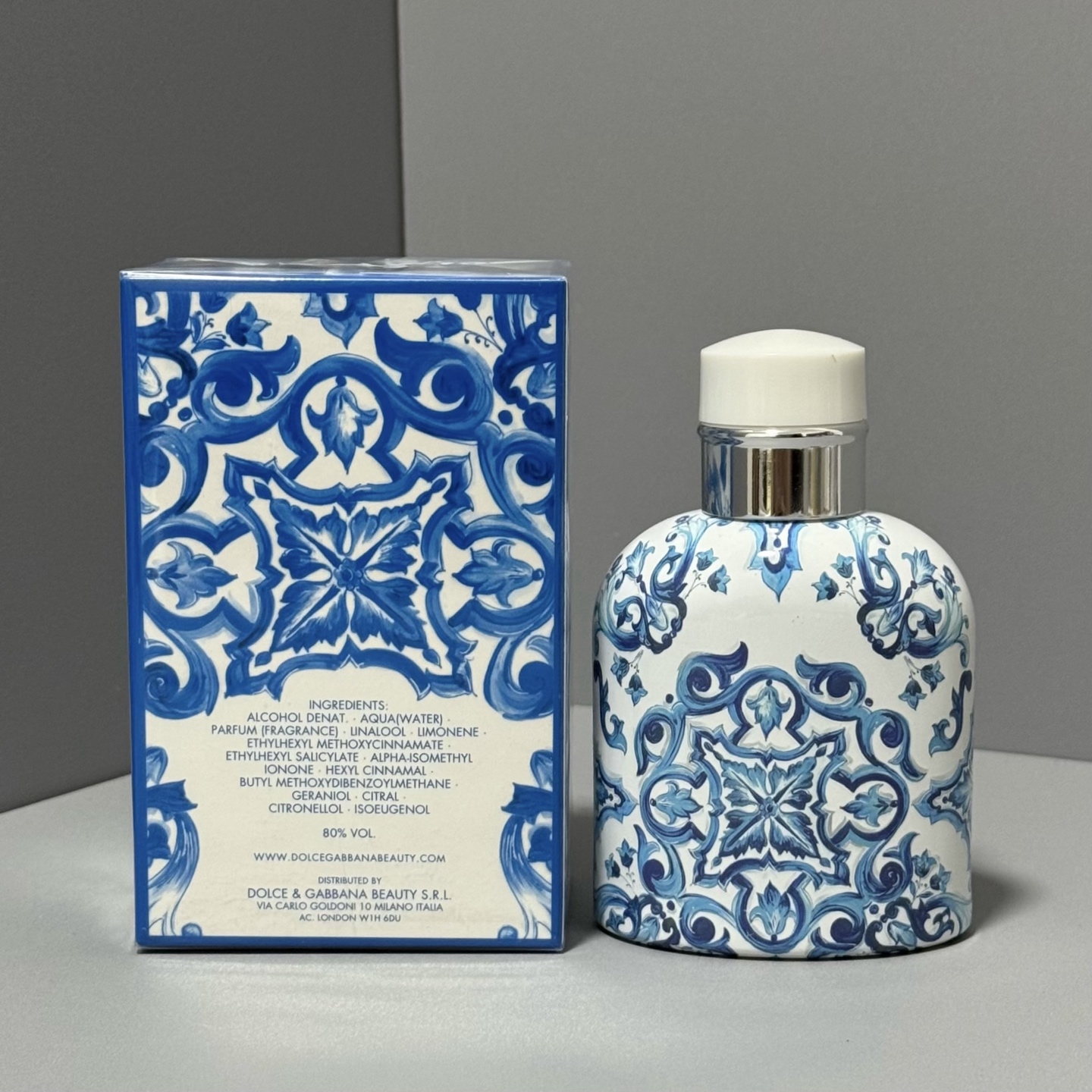 dg杜嘉班纳 浅蓝男士夏日氛围版男士香水125ml 2