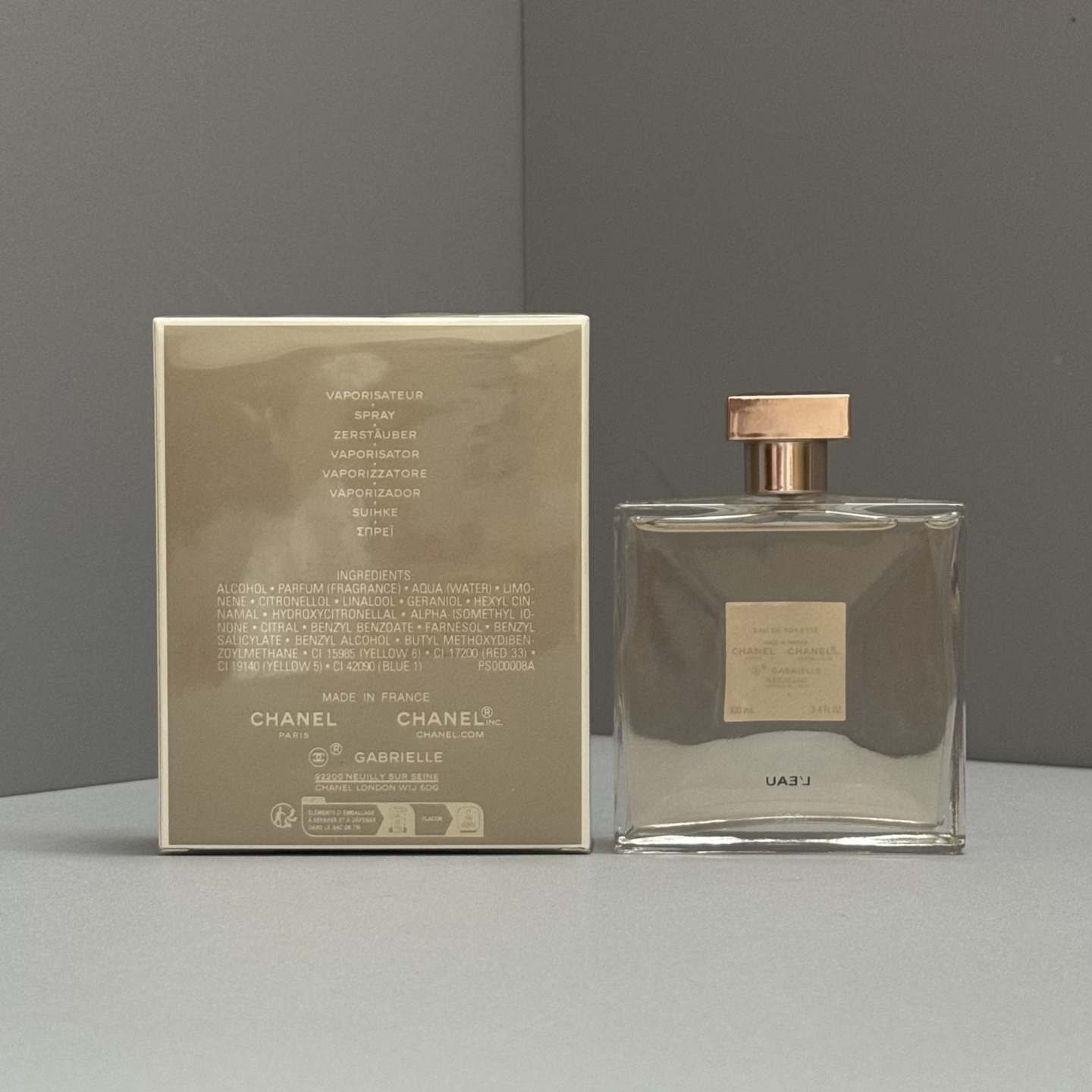 香奈儿 嘉柏丽尔之水女士香水100ml 2