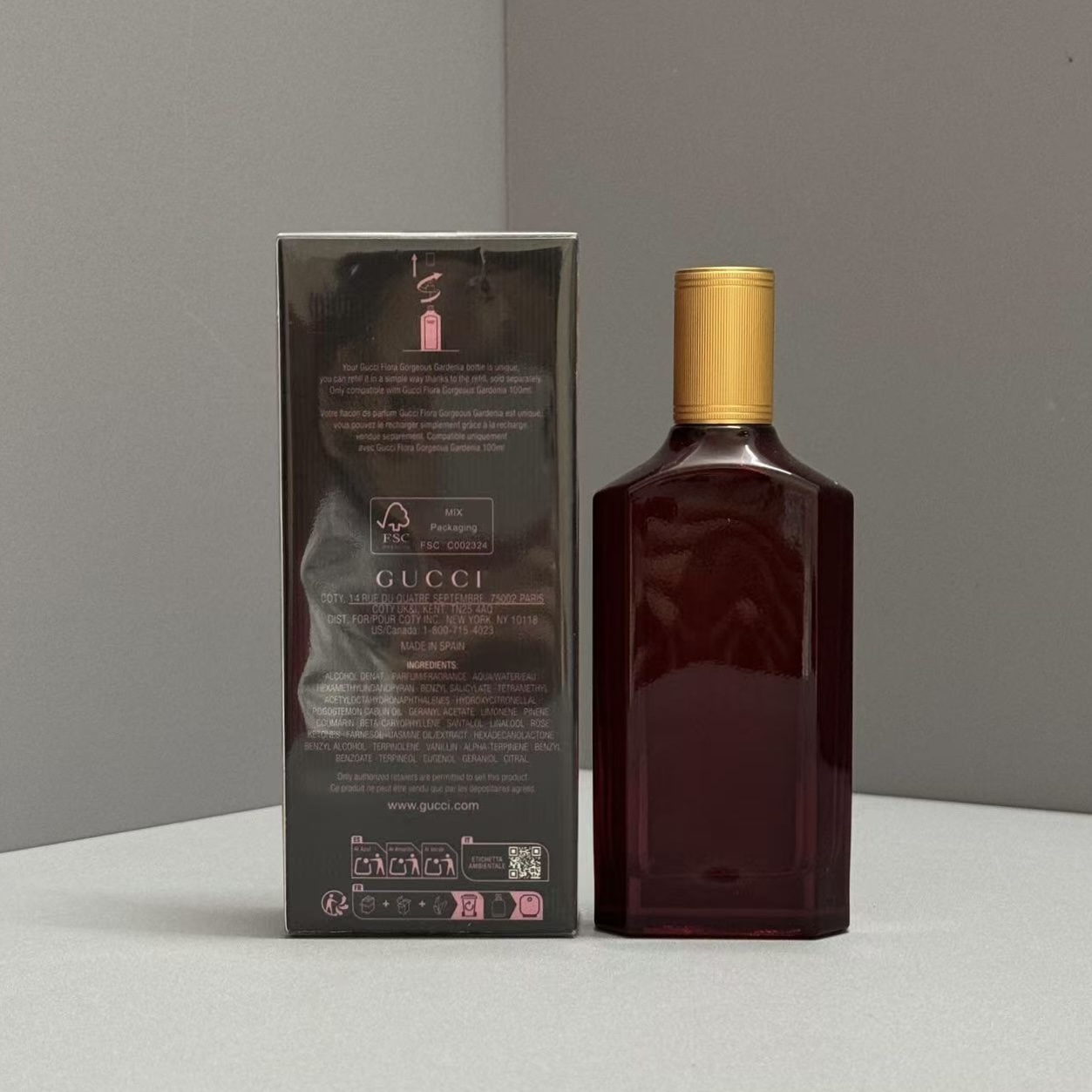 古驰 绮梦栀子花馥郁版女士香水100ml Gucci Flora Gorgeous Gardenia Intense, 2025 2