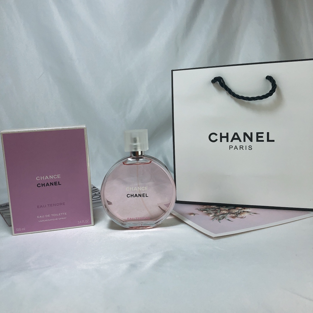 Chanel Chance Eau Tendre 100 ml, shown in the complete original source image set.
