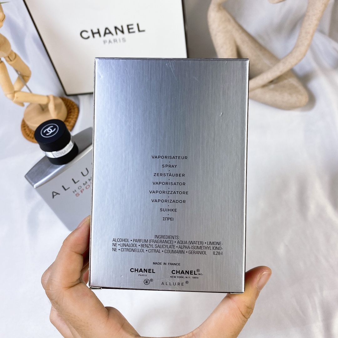 Chanel Allure Homme Sport 100 ml, shown in the complete original source image set. 3