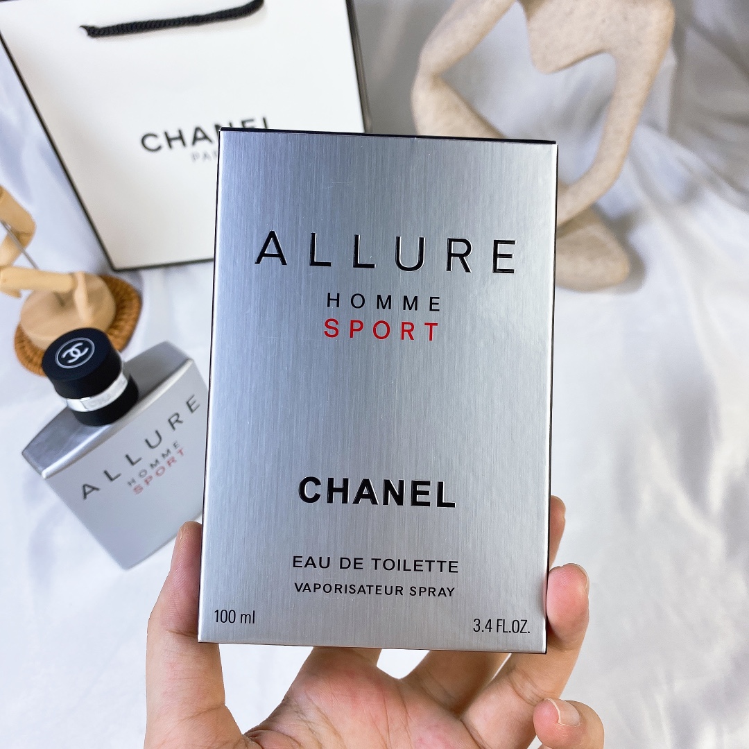 Chanel Allure Homme Sport 100 ml, shown in the complete original source image set. 2