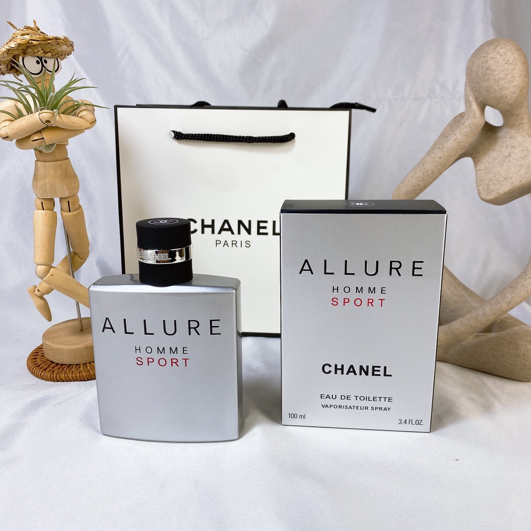 Chanel Allure Homme Sport 100 ml, shown in the complete original source image set.