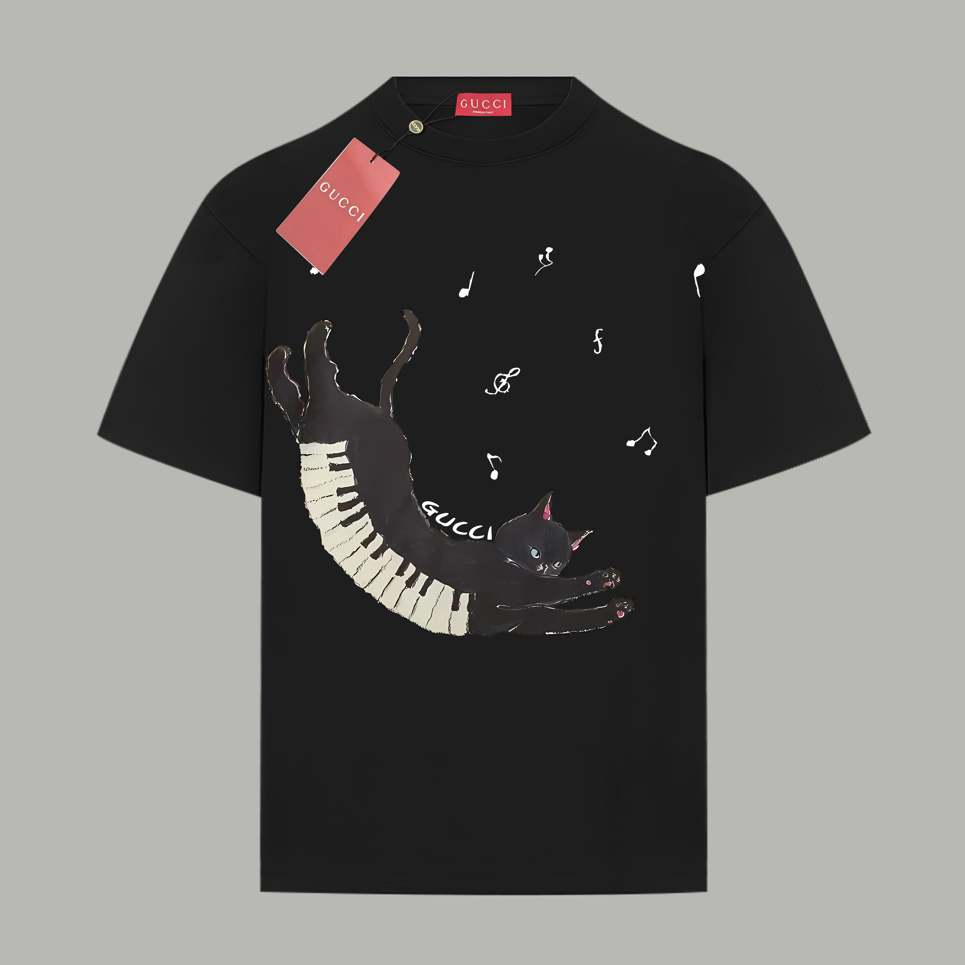 Gucci Animal Print Cotton T-Shirt, Limited Edition Design, Unisex Fit