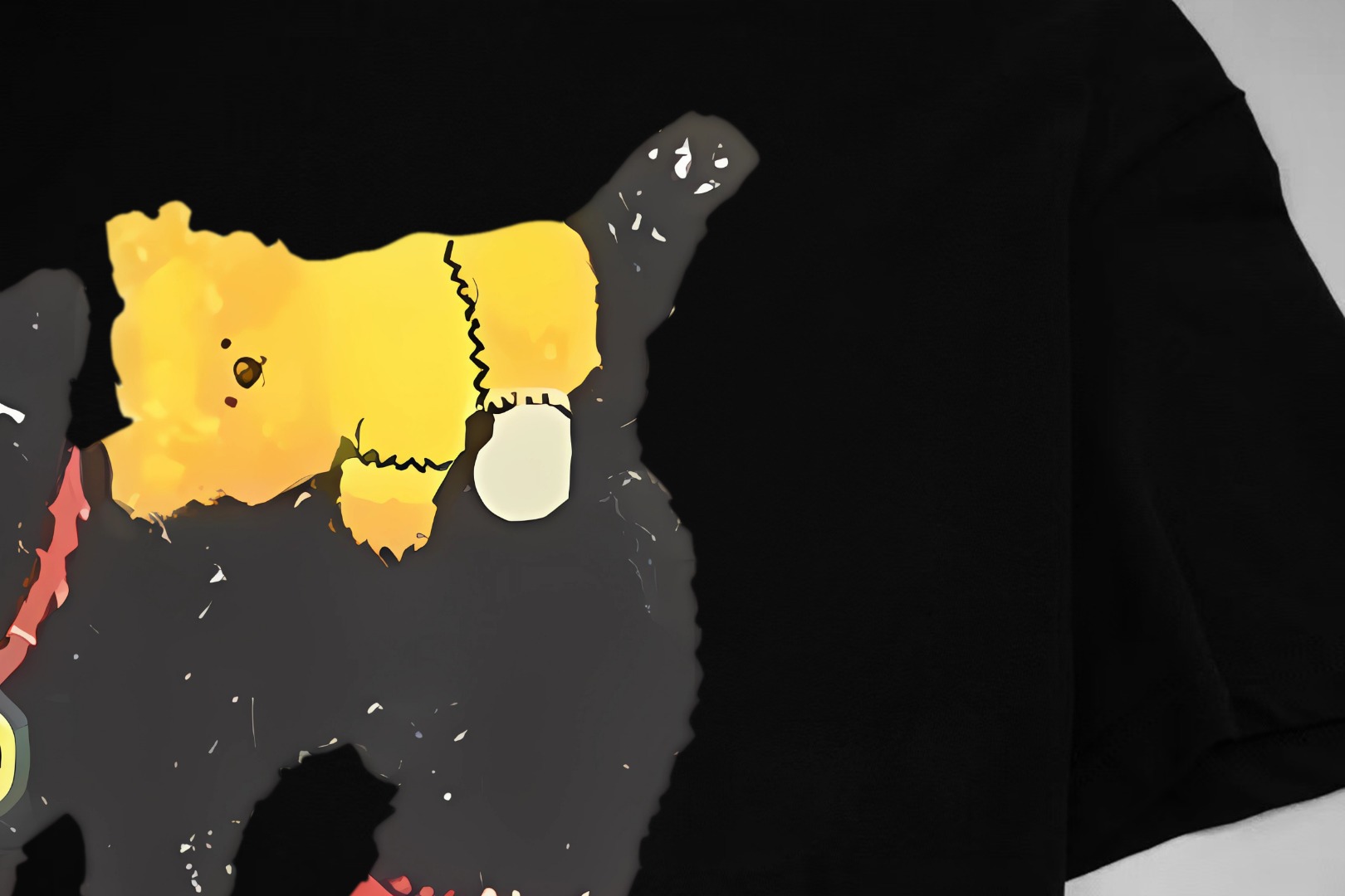 Gucci Limited Edition Animal Series Logo Letter Black Cotton T-Shirt 5 o 1ir0agr1q1qf3sn63e81onn1k6g5