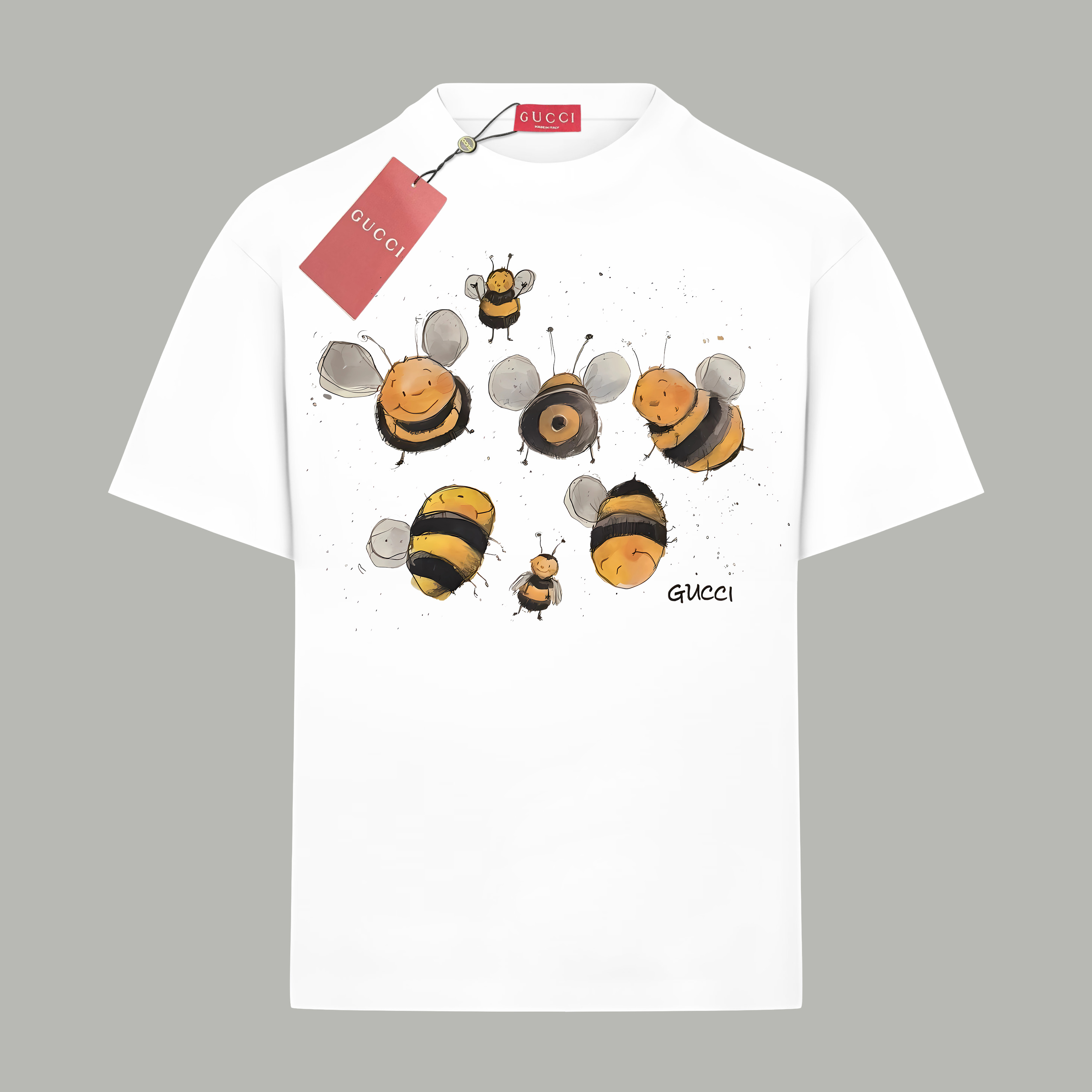 Gucci Limited Edition Animal Series Logo Letter Print Cotton T-Shirt 1 o 1ir0ard36p2f93k5pm7fsr4a6