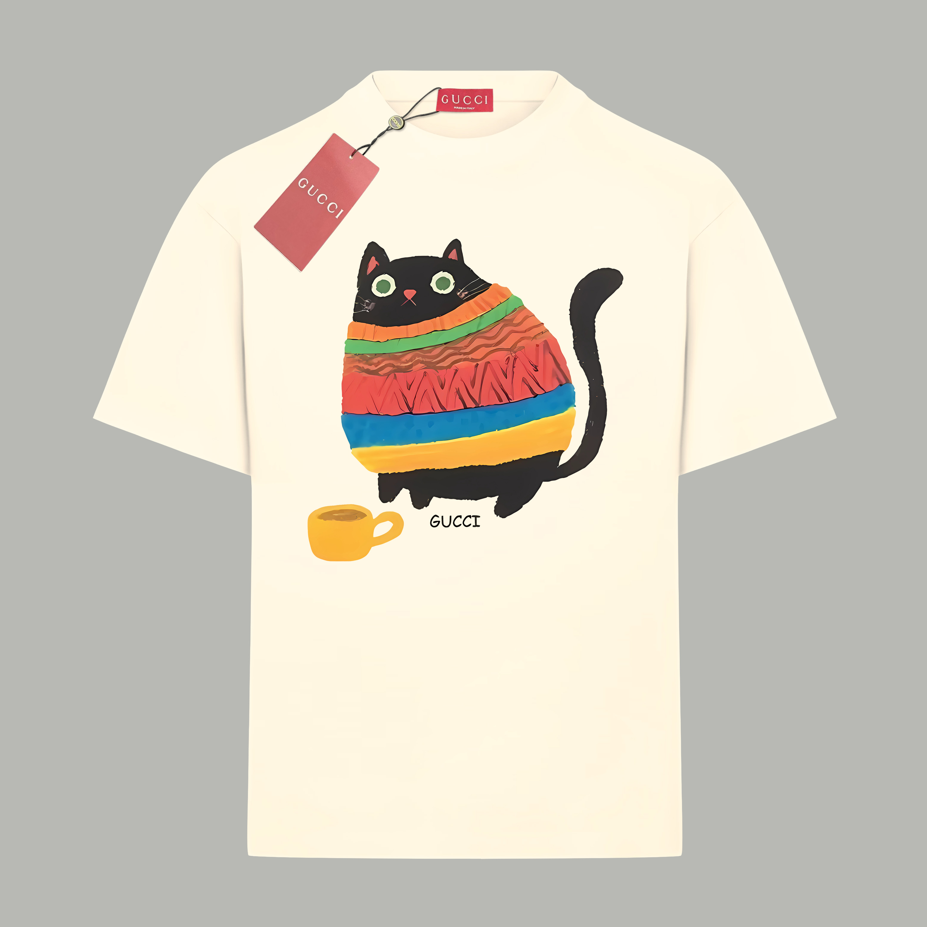 Gucci Limited Edition Animal Series Logo T-Shirt, Unisex Cotton Tee