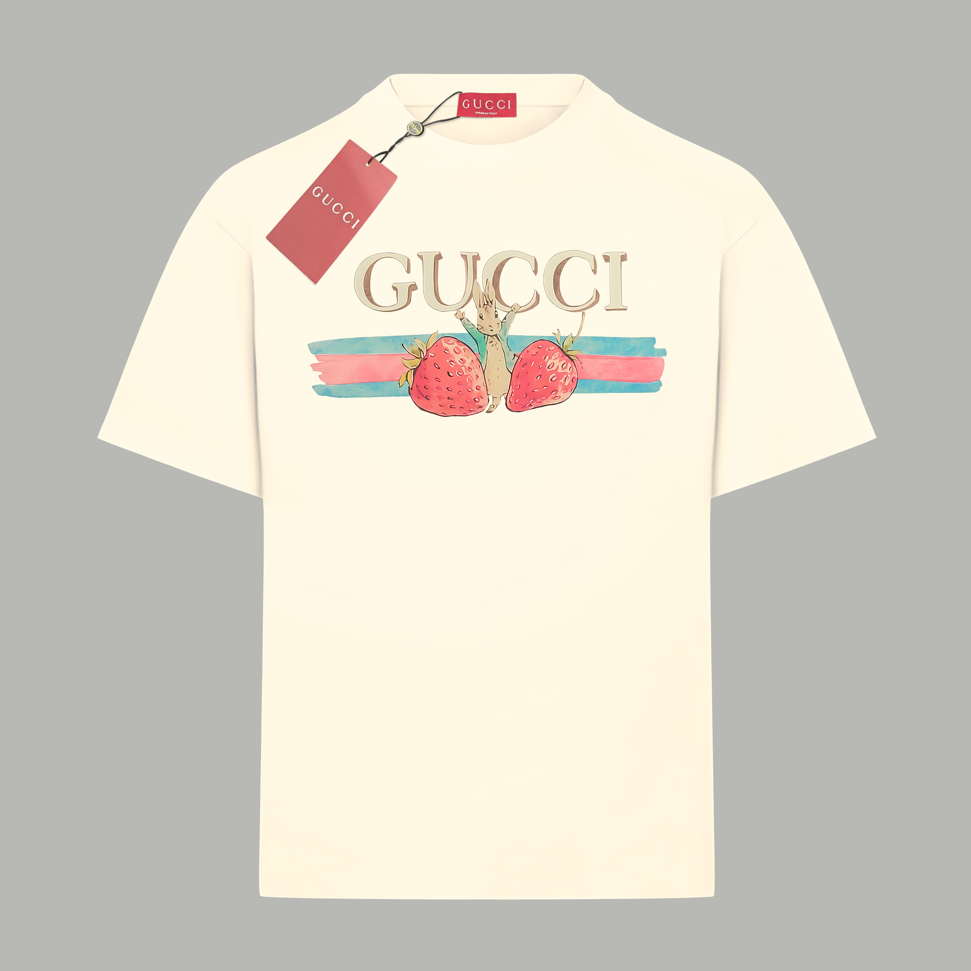 GUCCI Limited Edition Animal Logo Print Cotton T-Shirt - Unisex Style 1 o 1ir0bpaa116vk1l3p1kn01paahjv2