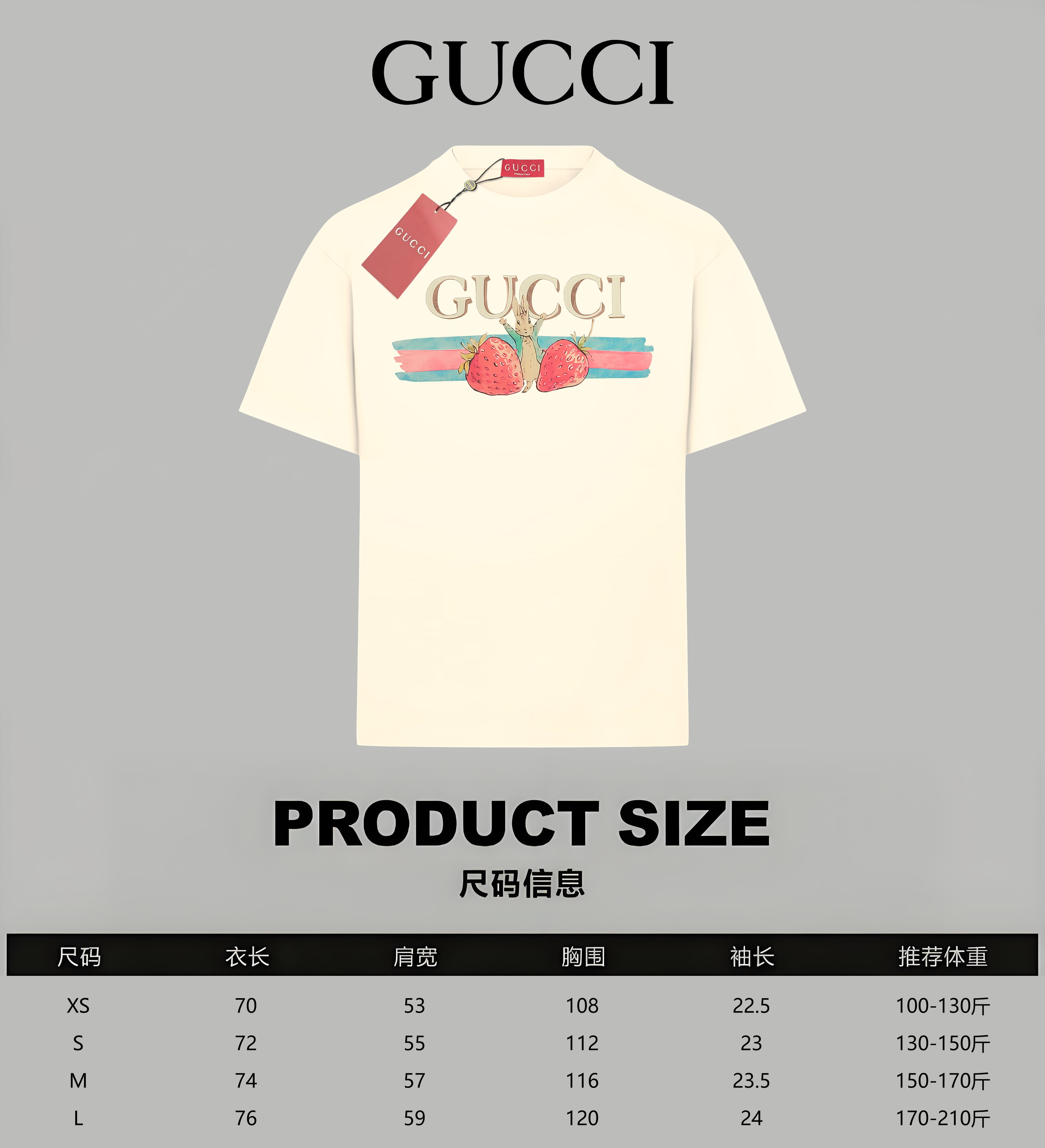 GUCCI Limited Edition Animal Logo Print Cotton T-Shirt - Unisex Style 9 o 1ir0bpaa7fkc1srk1373vp31h3v7