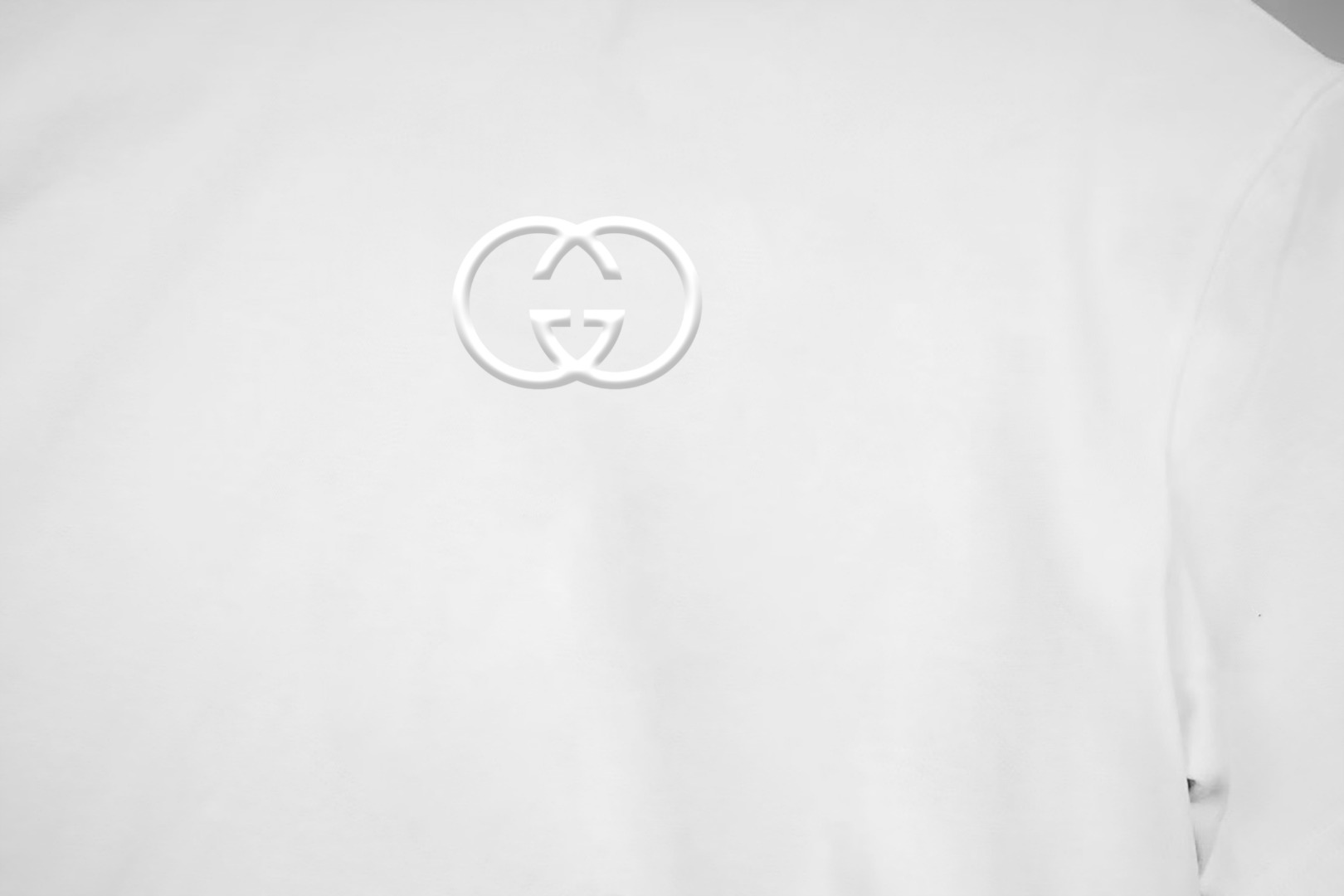 Gucci gucci/古驰《 logo字母》 发泡双纱纯棉短袖